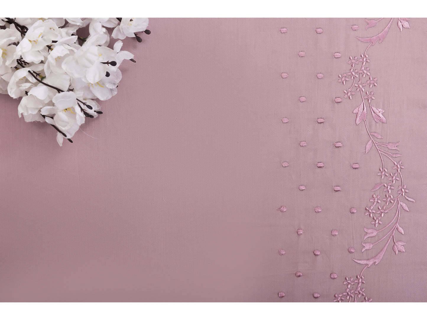 EMBROIDERY BEDSHEET 100% COTTON (3PCS) - Bedding Bliss