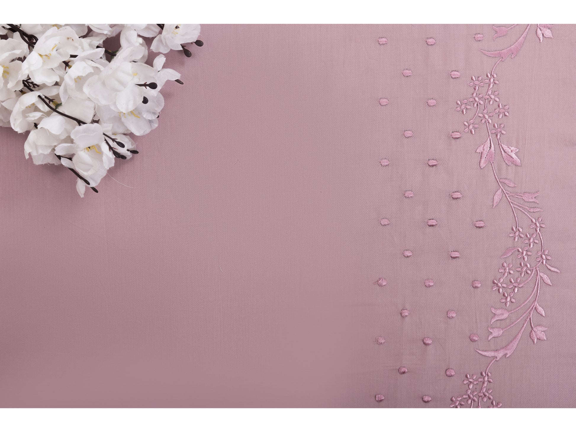 EMBROIDERY BEDSHEET 100% COTTON (3PCS) - Bedding Bliss