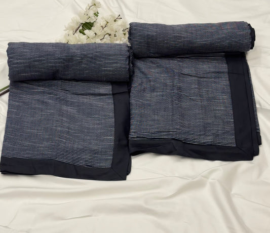 PURE COTTON 3 LAYER DOHOR (1 PCS, LIGHT GREY) - Bedding Bliss