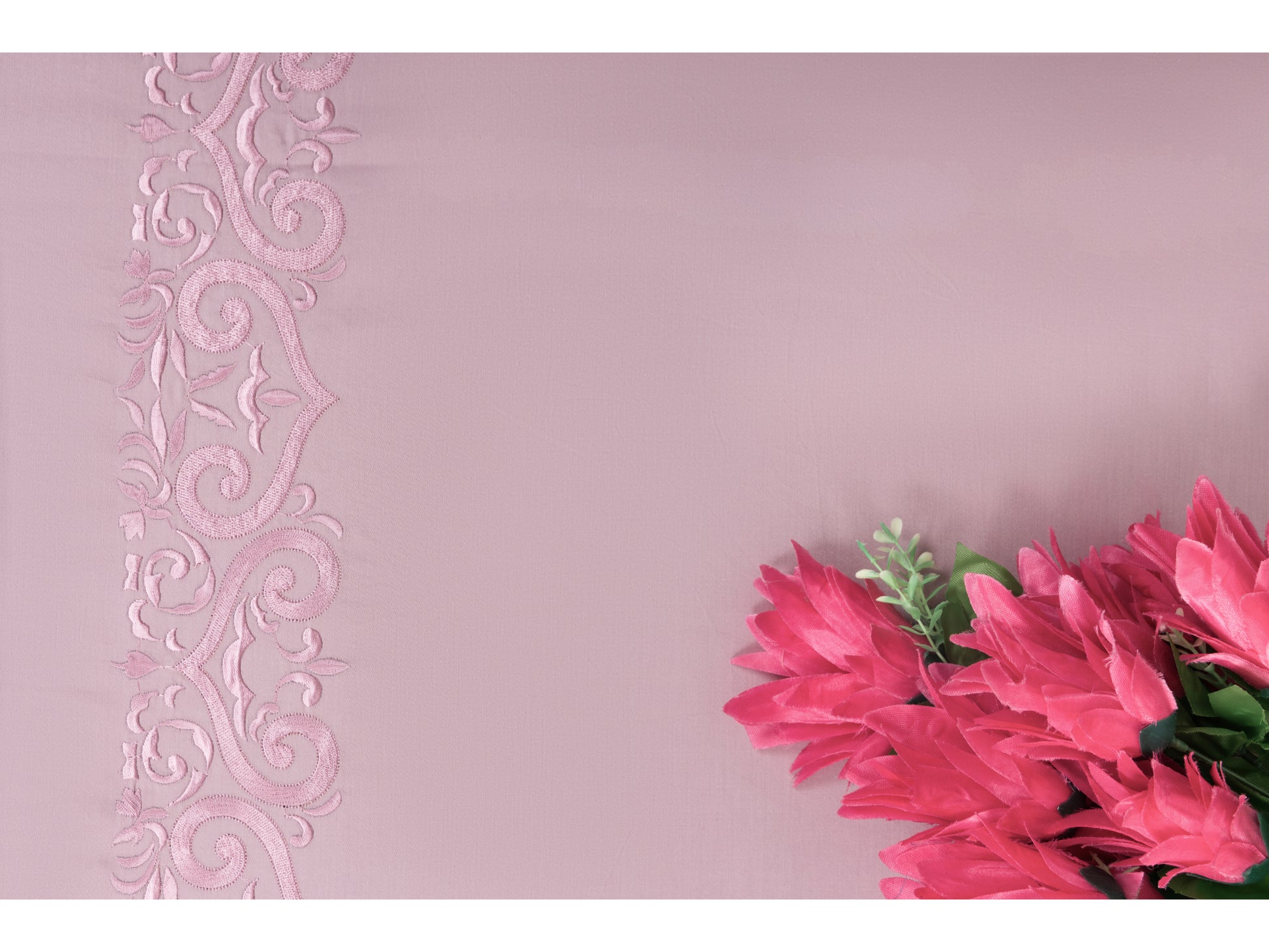 EMBROIDERY BEDSHEET 100% COTTON (3PCS) - Bedding Bliss