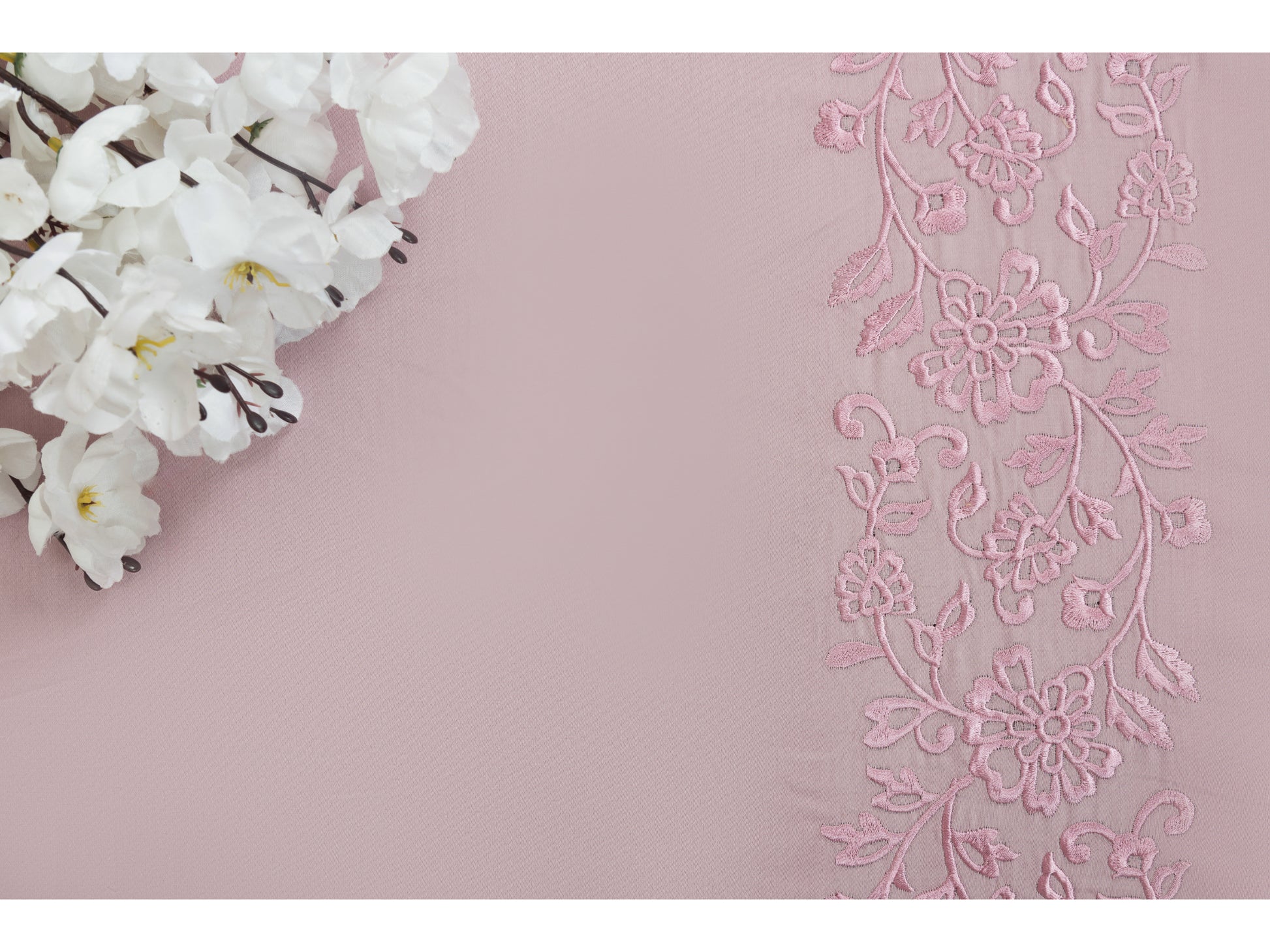 EMBROIDERY BEDSHEET 100% COTTON (3PCS) - Bedding Bliss