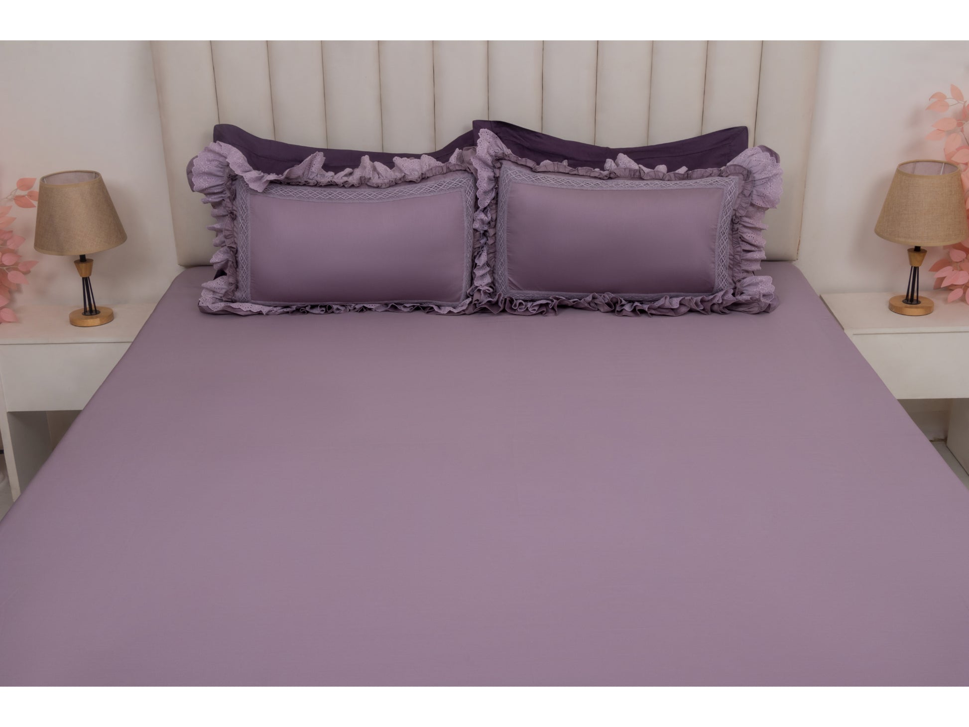 FRILLED BEDSHEET (3PCS) - Bedding Bliss