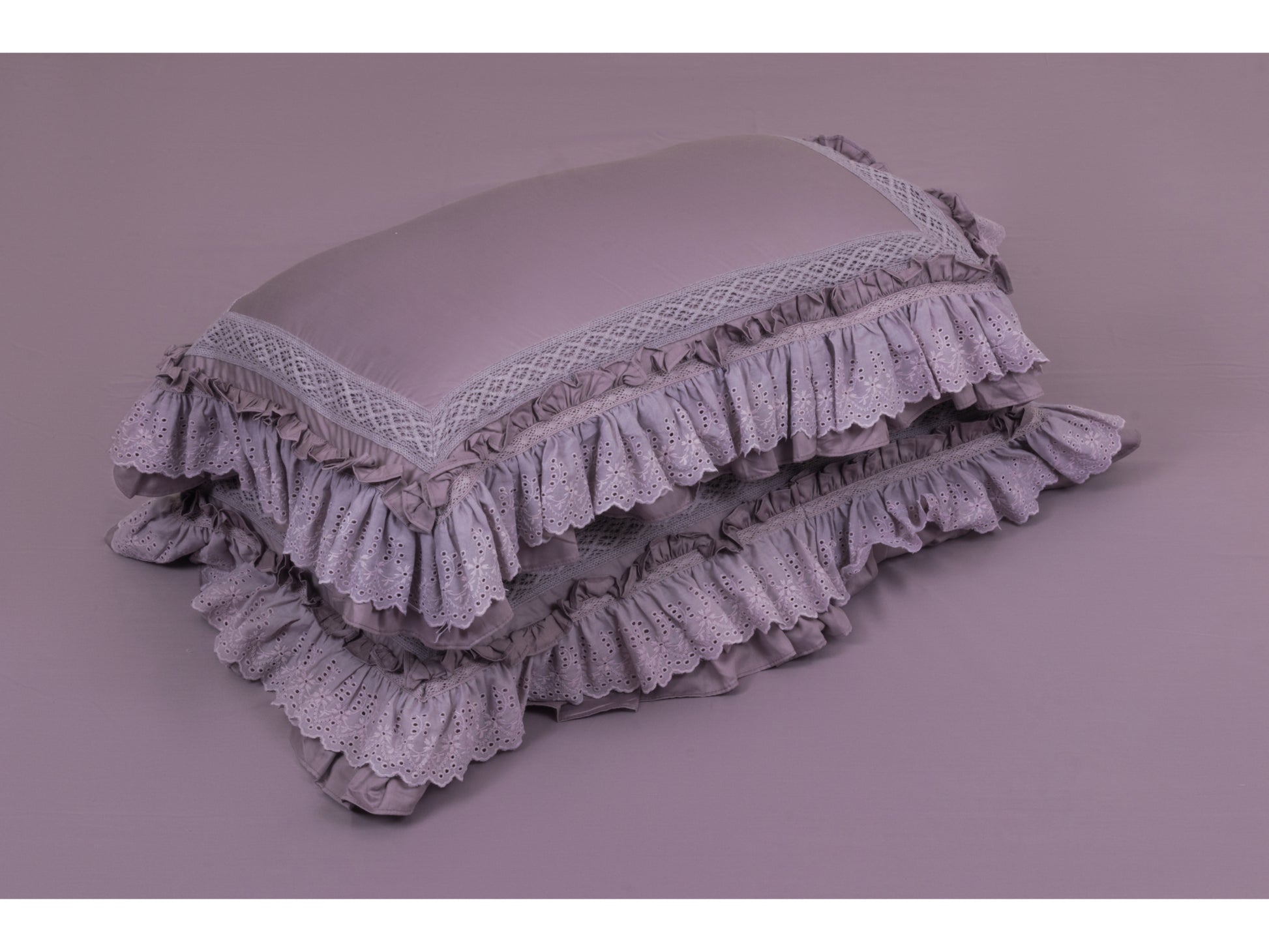 FRILLED BEDSHEET (3PCS) - Bedding Bliss