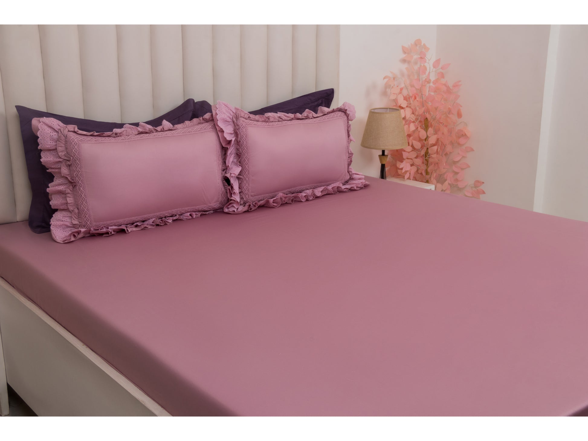 FRILLED BEDSHEET (3PCS) - Bedding Bliss