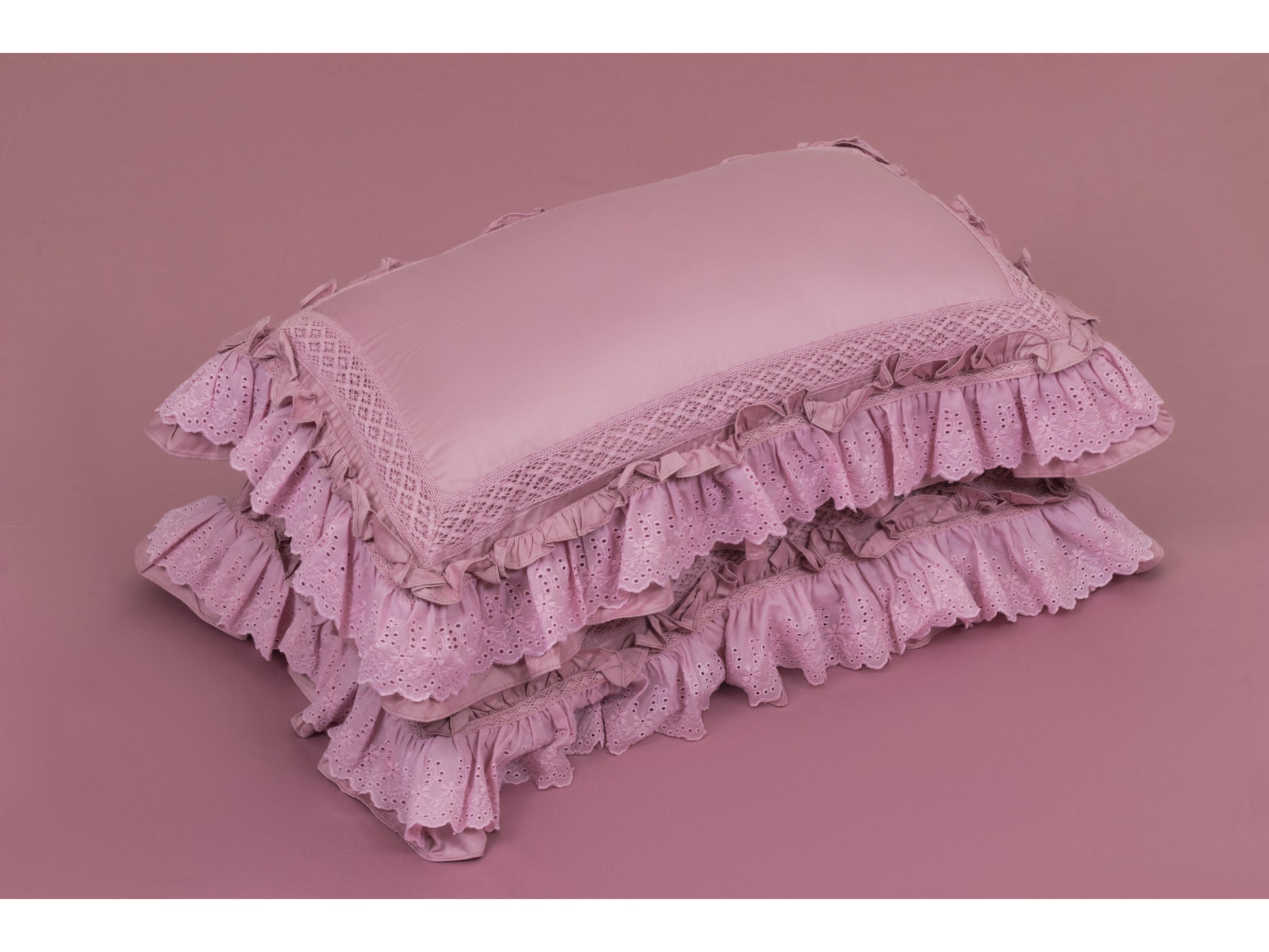 FRILLED BEDSHEET (3PCS) - Bedding Bliss