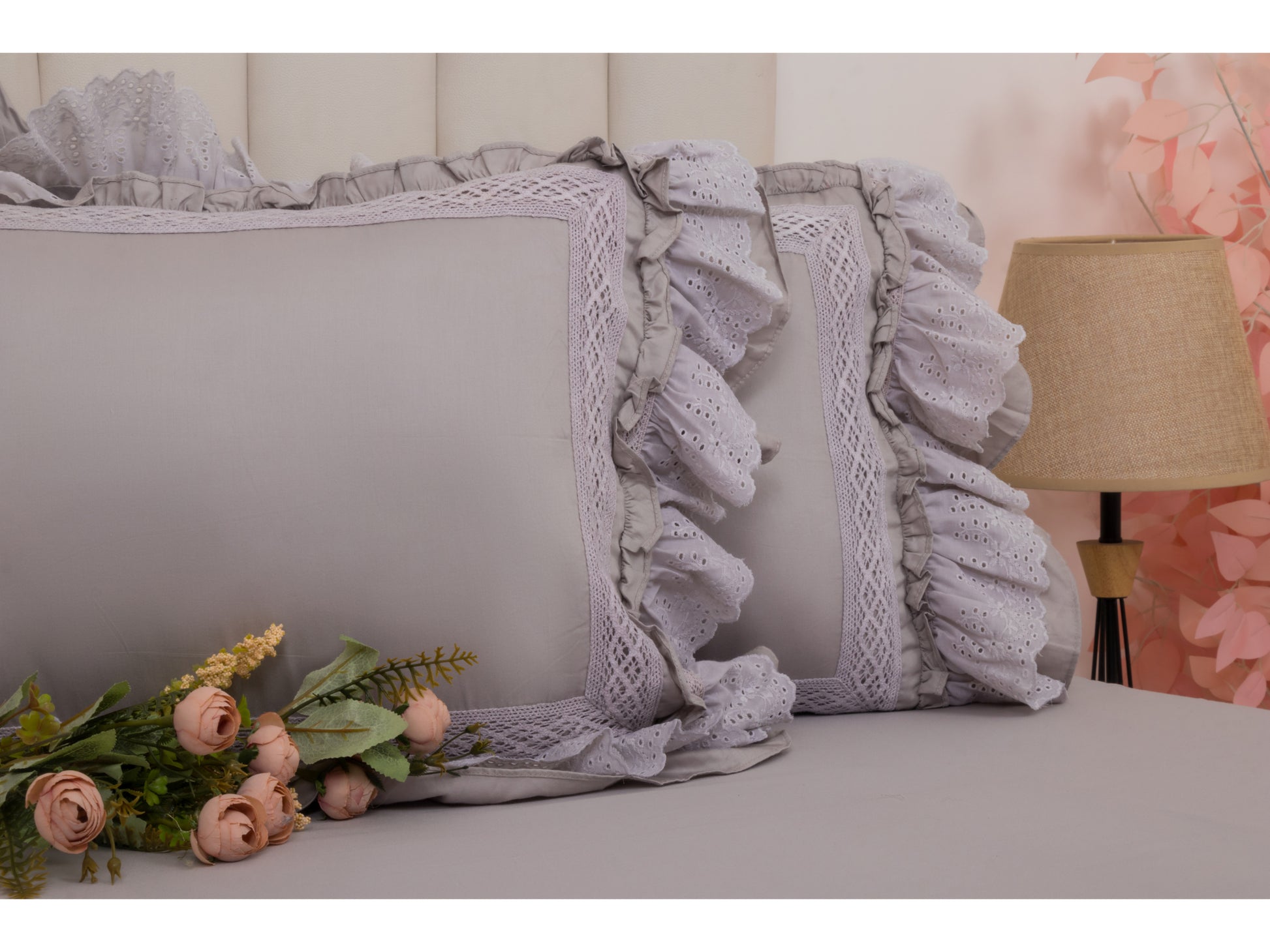 FRILLED BEDSHEET (3PCS) - Bedding Bliss