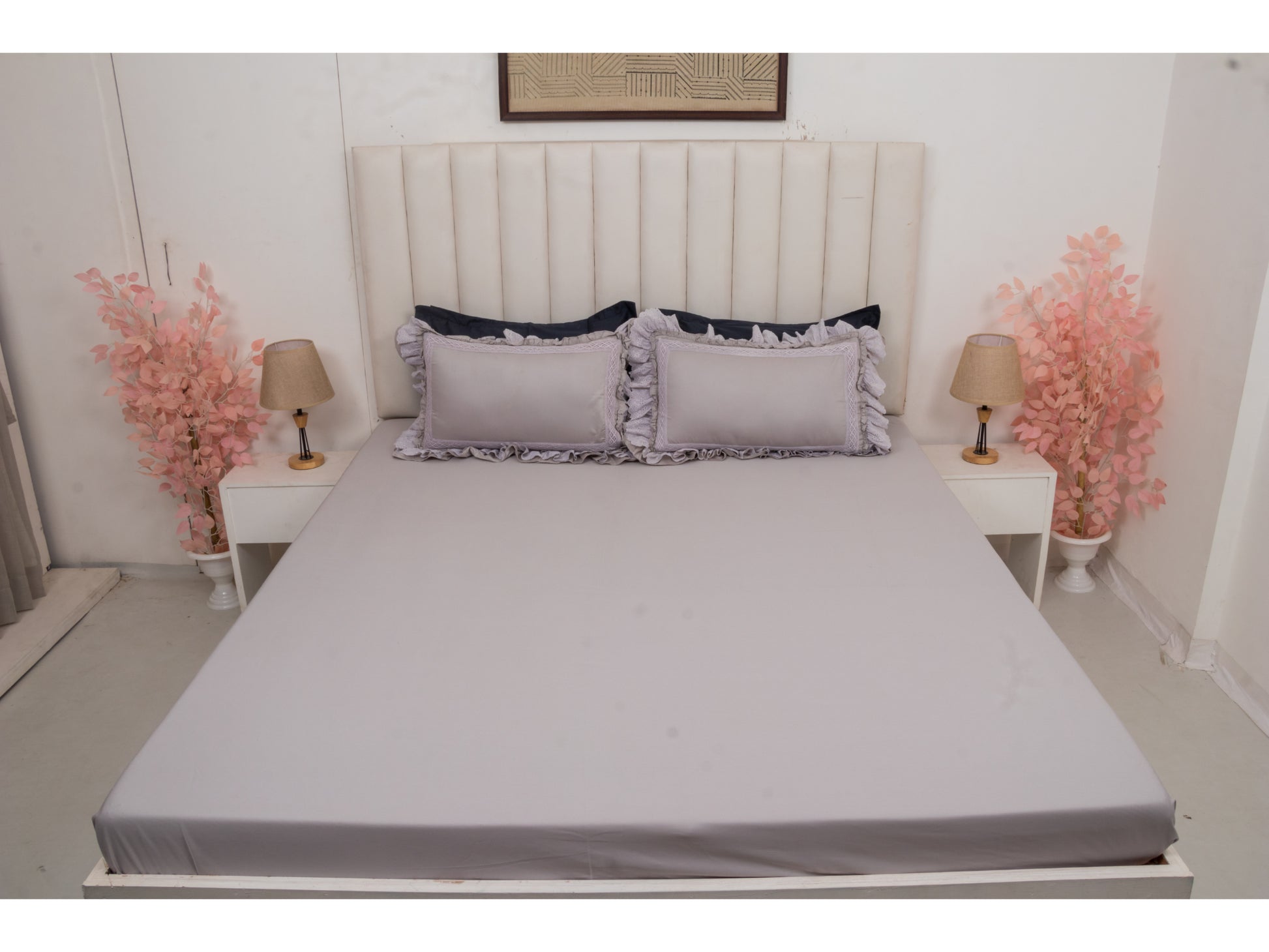 FRILLED BEDSHEET (3PCS) - Bedding Bliss