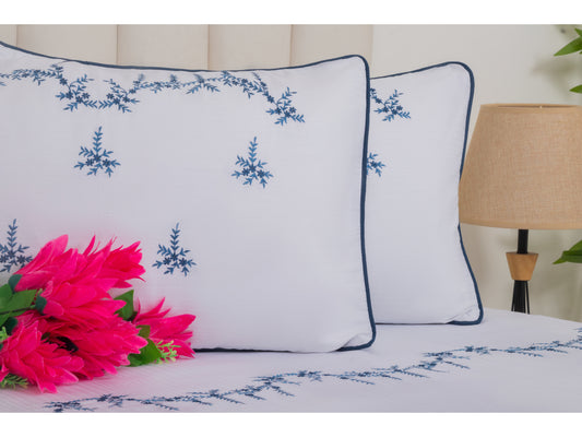 EMBROIDERY BEDSHEET 100% COTTON (3PCS) - Bedding Bliss