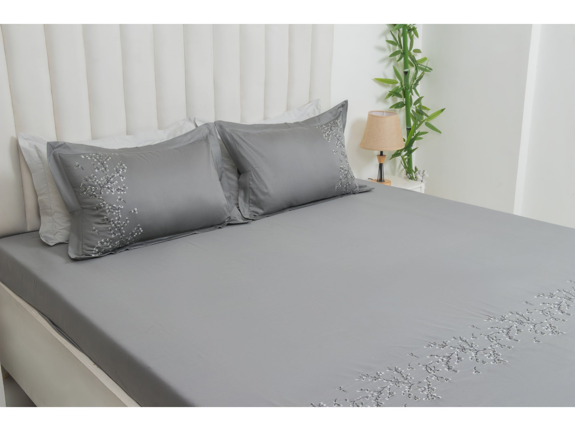 EMBROIDERY BEDSHEET 100% COTTON (3PCS) - Bedding Bliss