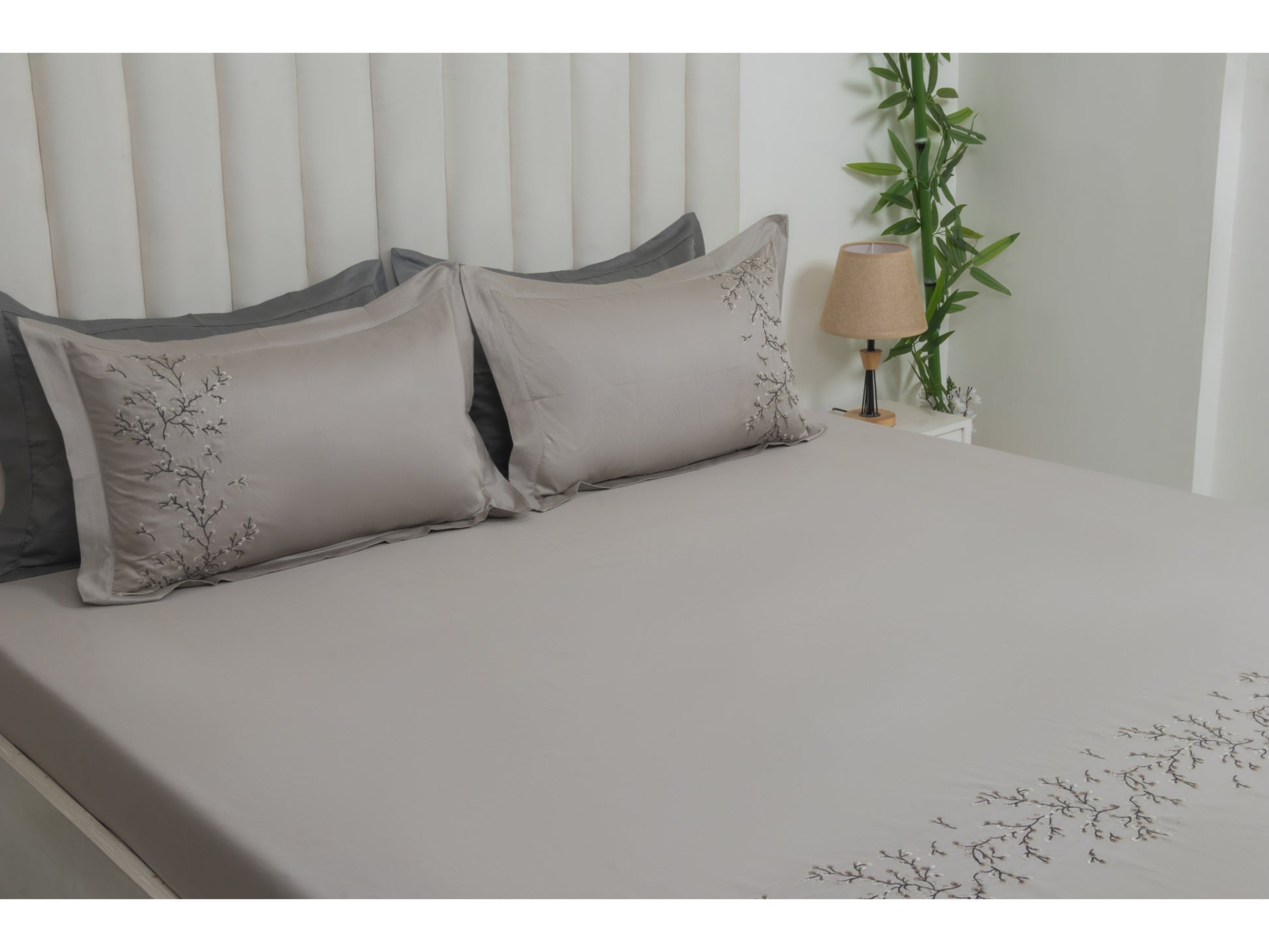 EMBROIDERY BEDSHEET 100% COTTON (3PCS) - Bedding Bliss