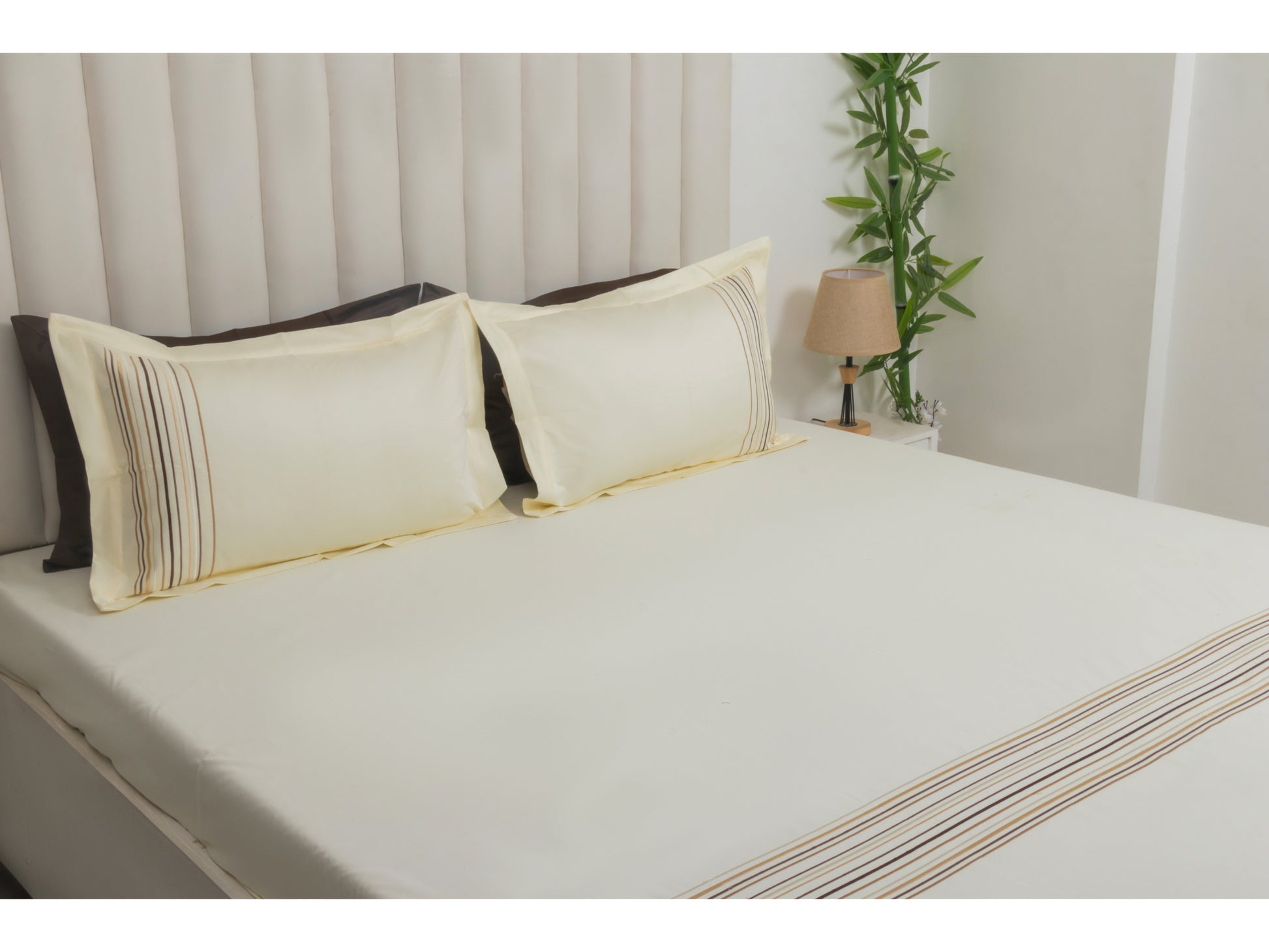 EMBROIDERY BEDSHEET 100% COTTON (3PCS) - Bedding Bliss