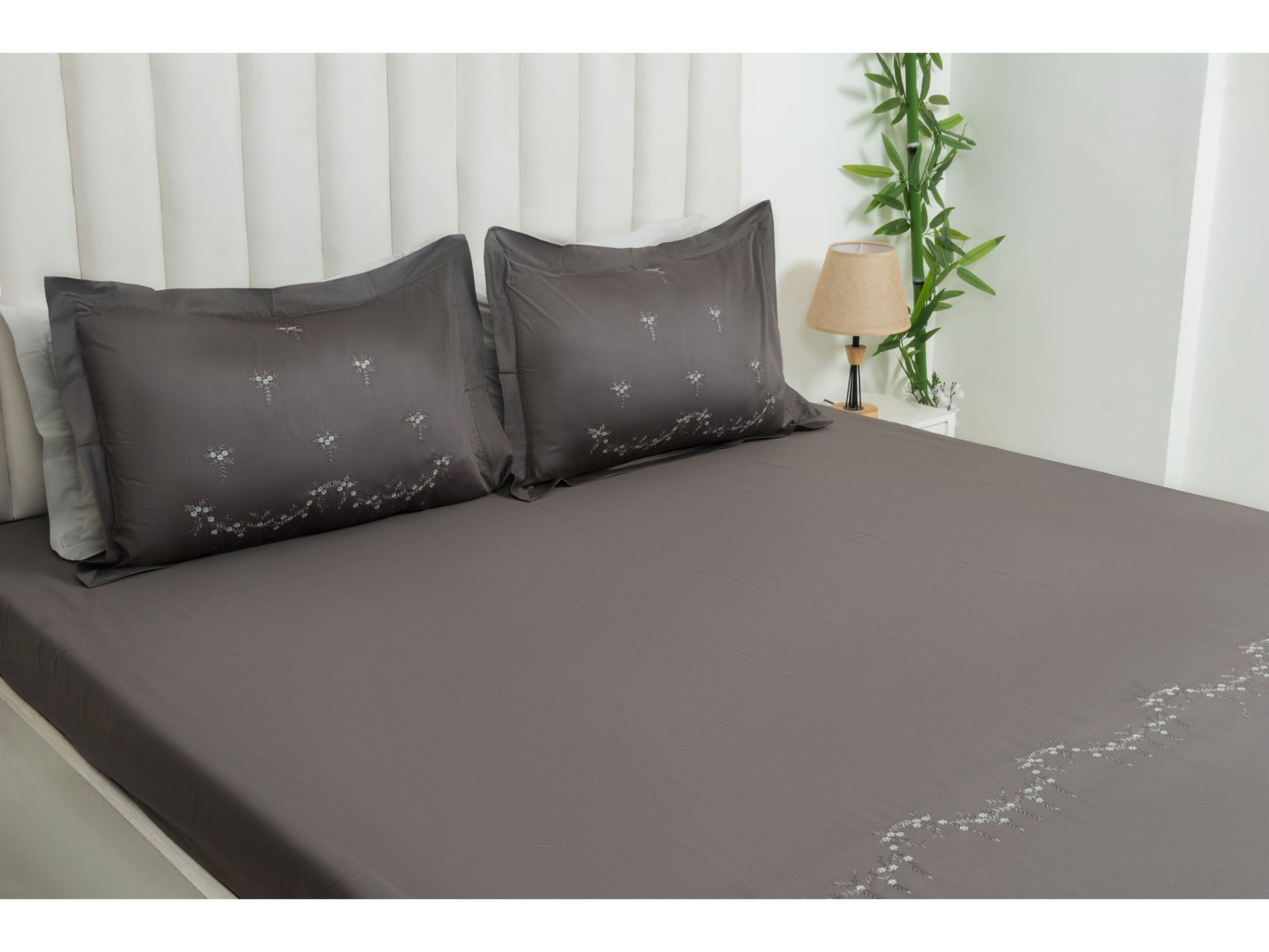 EMBROIDERY BEDSHEET 100% COTTON (3PCS) - Bedding Bliss