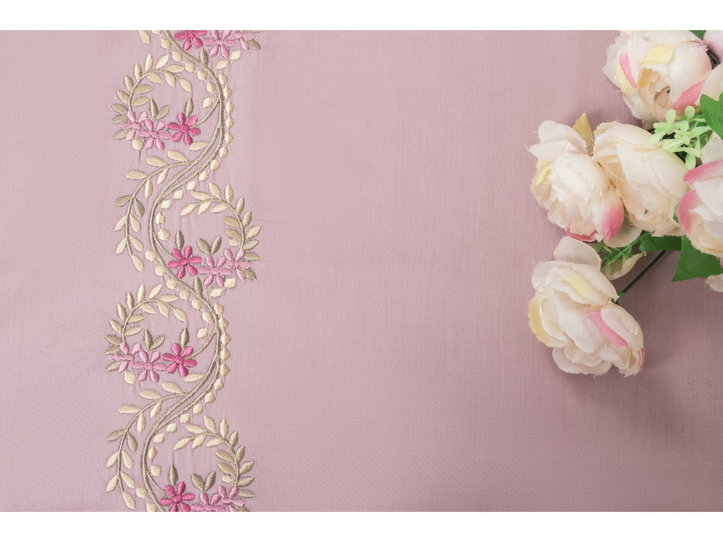 EMBROIDERY BEDSHEET 100% COTTON (3PCS)