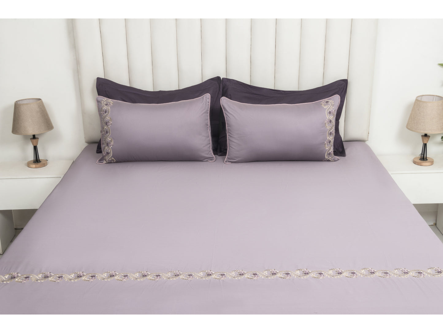 EMBROIDERY BEDSHEET 100% COTTON (3PCS)