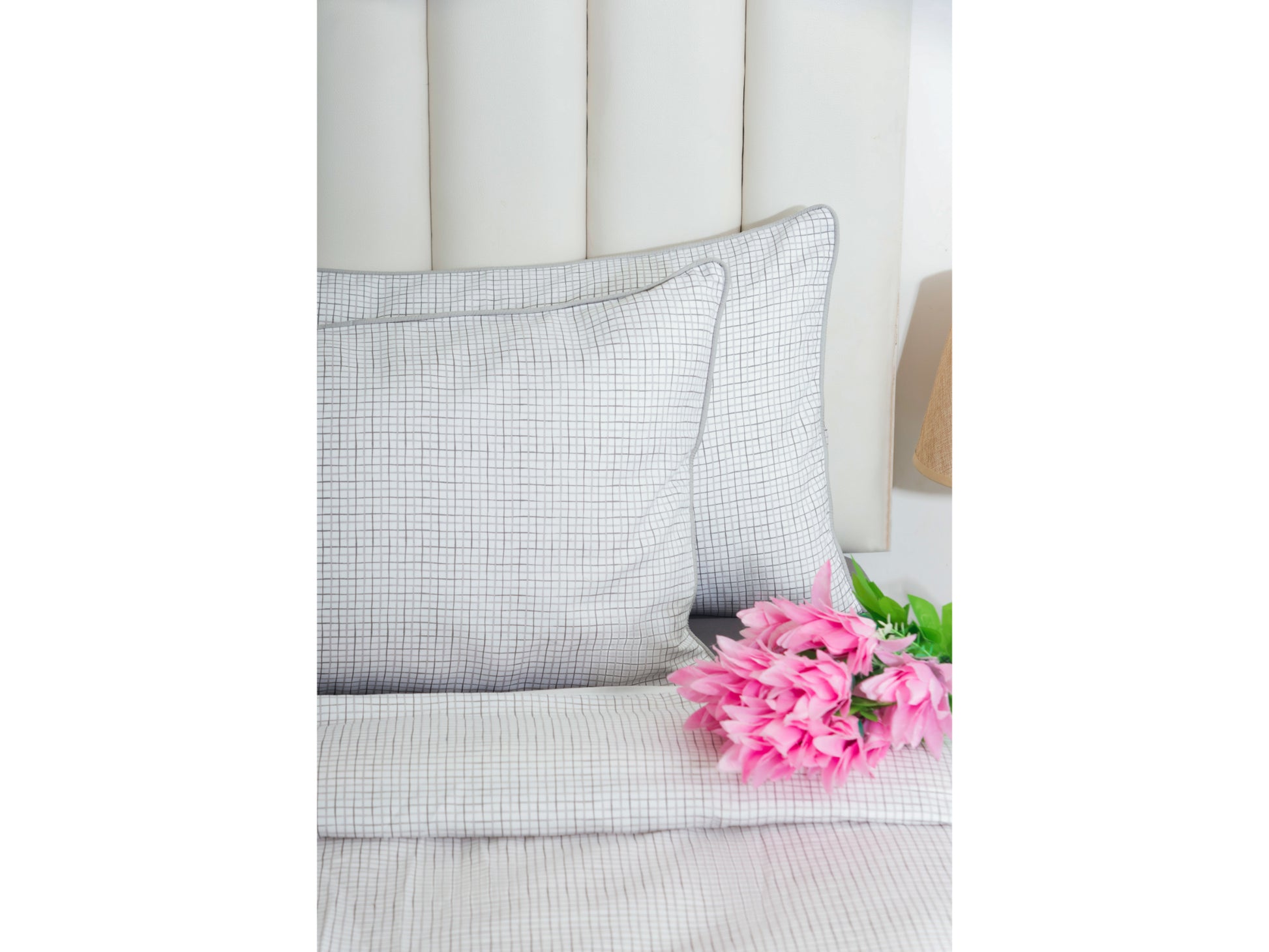 LINING BEDDING SET BEDDING SET 100% COTTON (WHITE, 7 PCS) - Bedding Bliss
