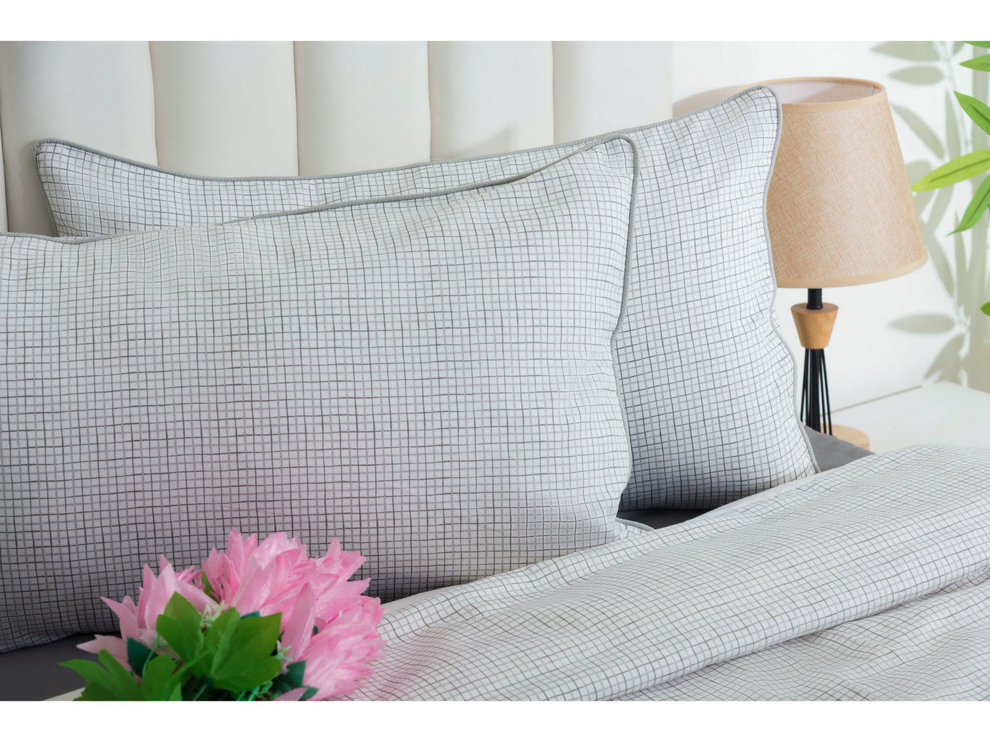 LINING BEDDING SET BEDDING SET 100% COTTON (WHITE, 7 PCS) - Bedding Bliss