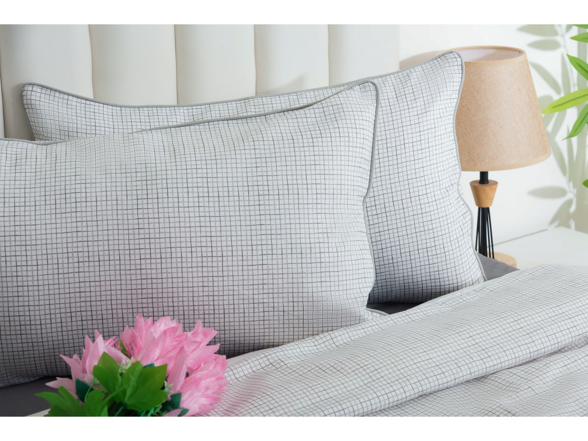 LINING BEDDING SET BEDDING SET 100% COTTON (WHITE, 7 PCS) - Bedding Bliss