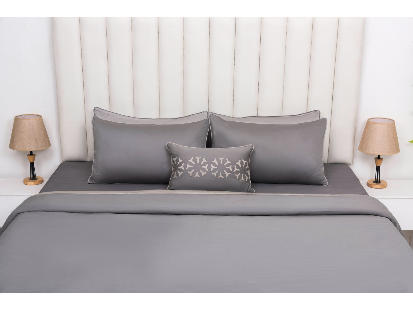 APLIC HAND WORK BEDDING SET 100% COTTON (9 PCS)