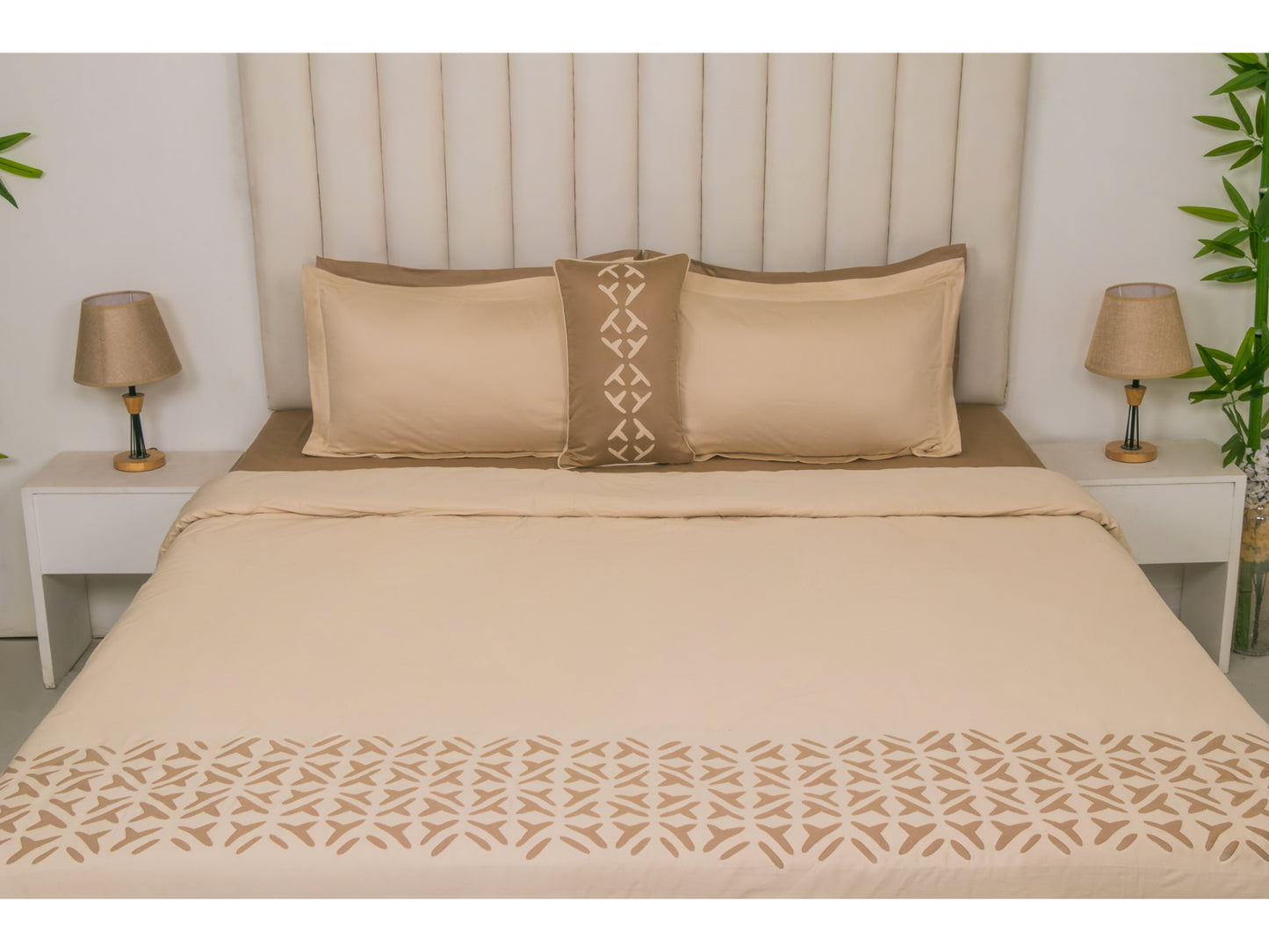APLIC WORK BEDDING SET (PEARL,9 PCS) - Bedding Bliss