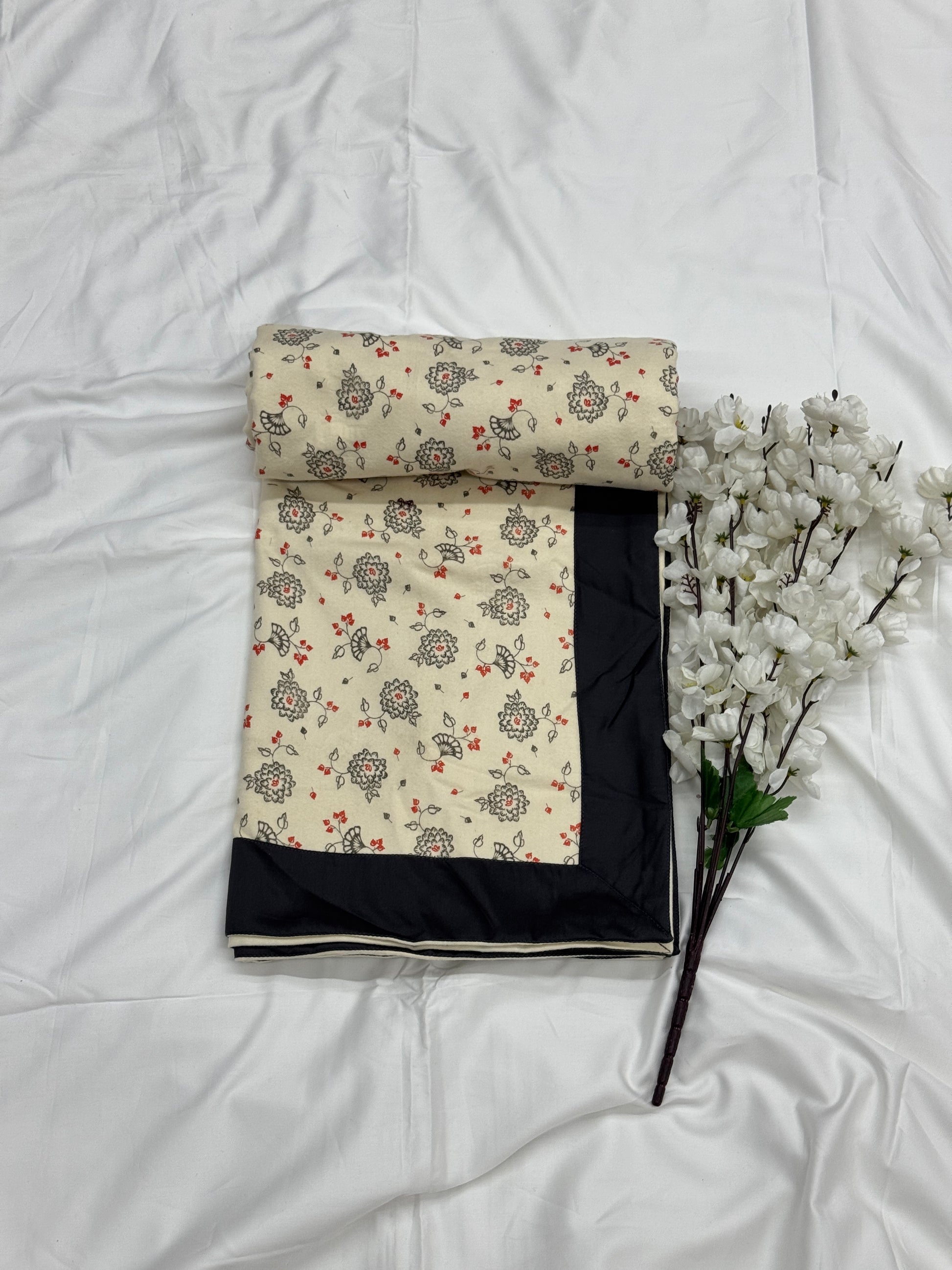 PURE COTTON SINGLE LAYER DOHOR (BLUSH) - Bedding Bliss