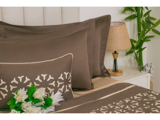 APLIC HAND WORK BEDDING SET 100% COTTON (9 PCS) - Bedding Bliss