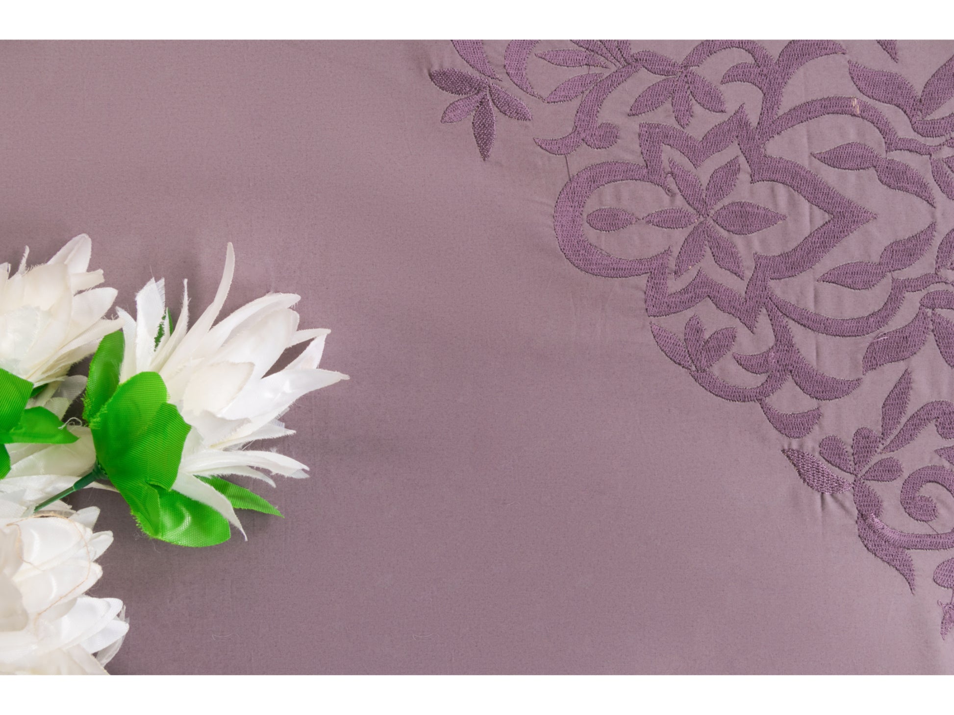EMBROIDERY BEDSHEET 100% COTTON (3PCS) - Bedding Bliss