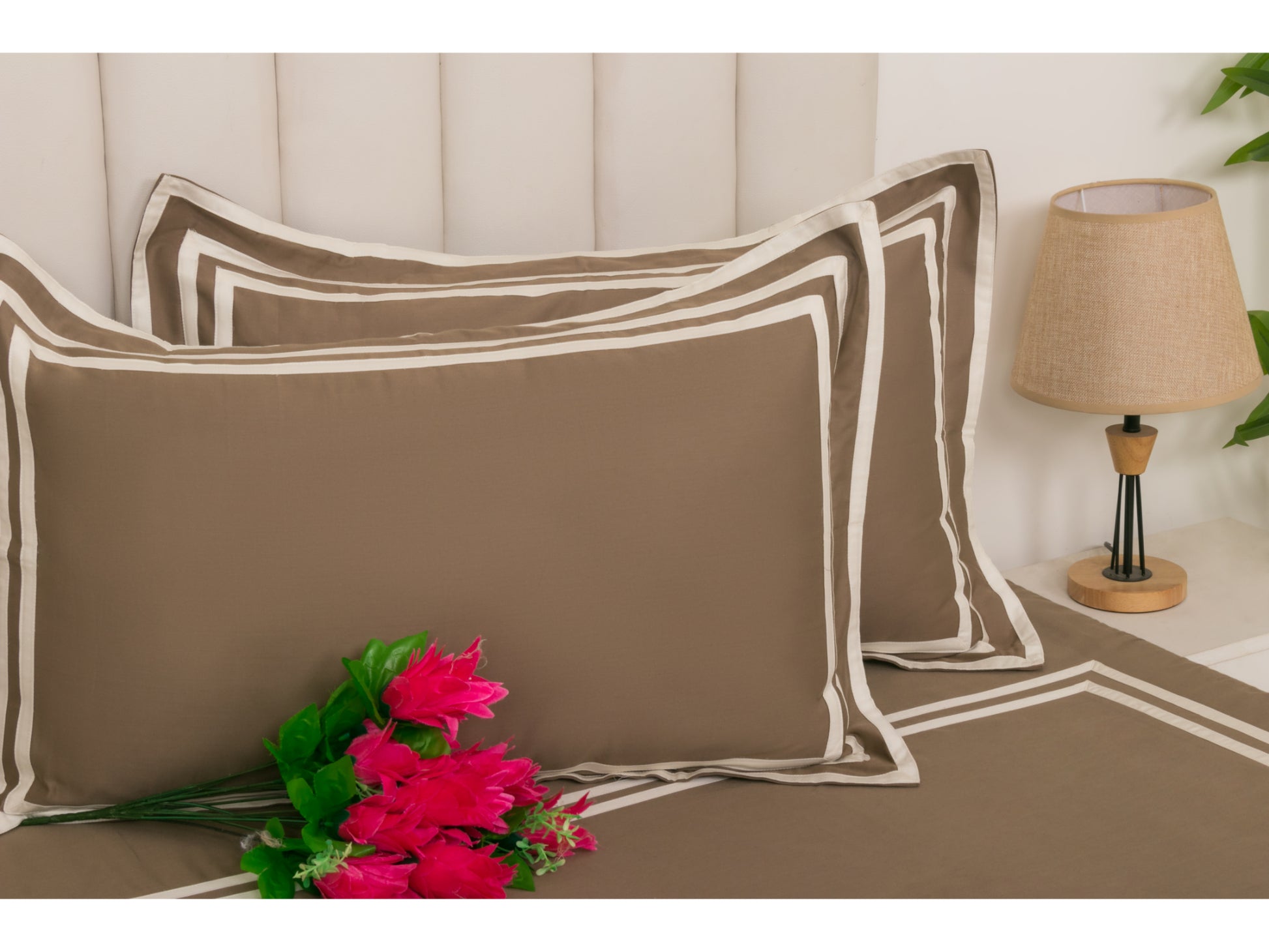 PATCH X EMBROIDERY WORK BEDSHEET 100% COTTON (3 PCS) - Bedding Bliss