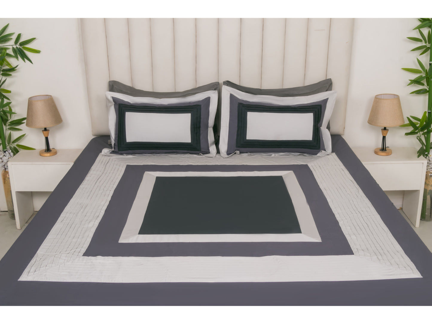 PRINTEX x PATCH WORK 100% COTTON (GREY, 3PCS)