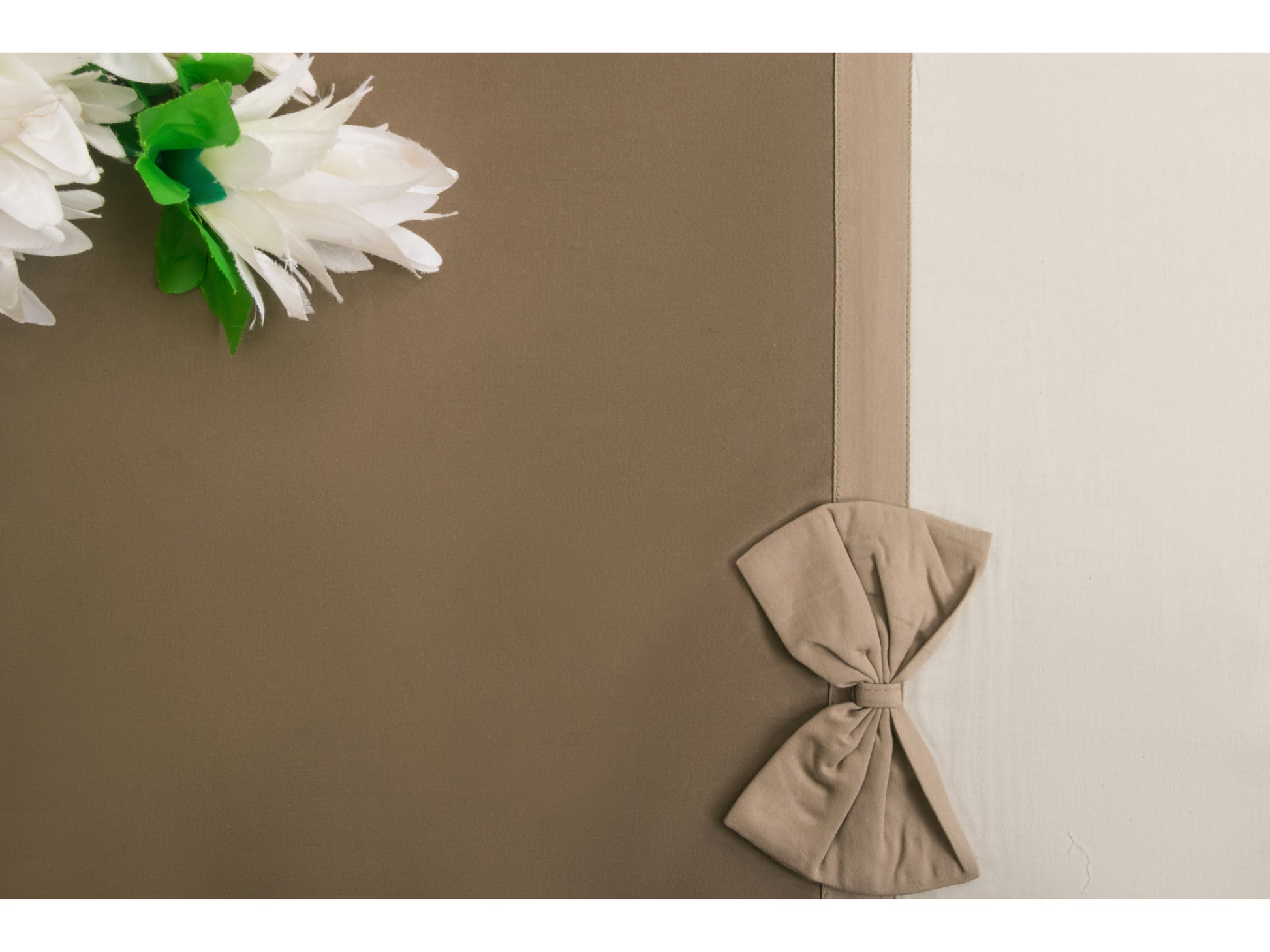 PATCH WORK BEDSHEET 100% COTTON (3 PCS, LIGHT BROWN) - Bedding Bliss