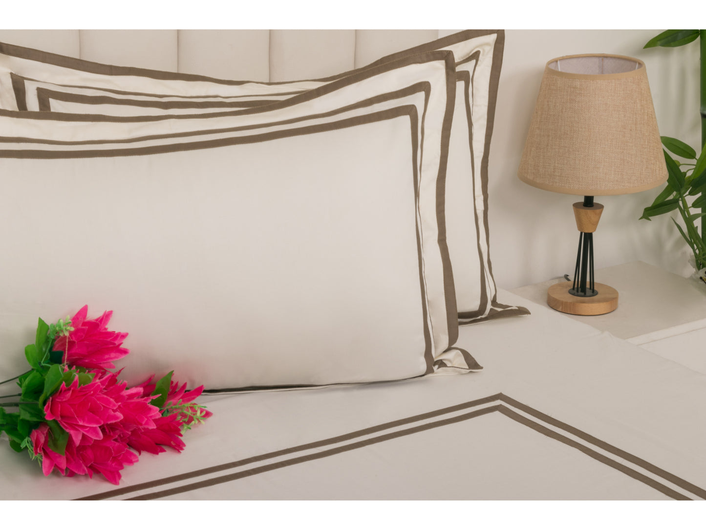 PATCH X EMBROIDERY WORK BEDSHEET 100% COTTON (3 PCS)