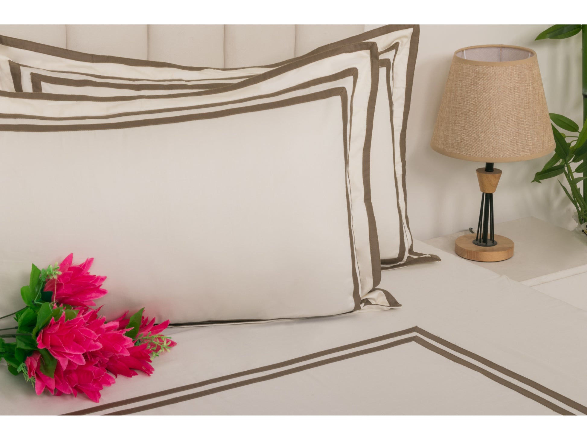 PATCH X EMBROIDERY WORK BEDSHEET 100% COTTON (3 PCS) - Bedding Bliss
