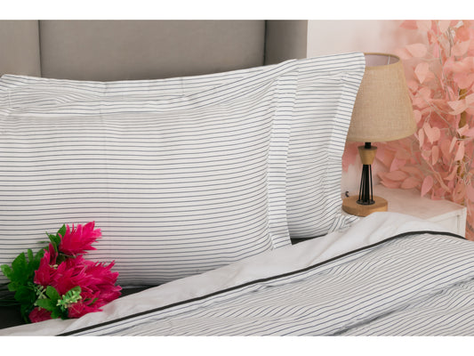 LINING BEDDING SET BEDDING SET 100% COTTON (WHITE 2, 7 PCS) - Bedding Bliss