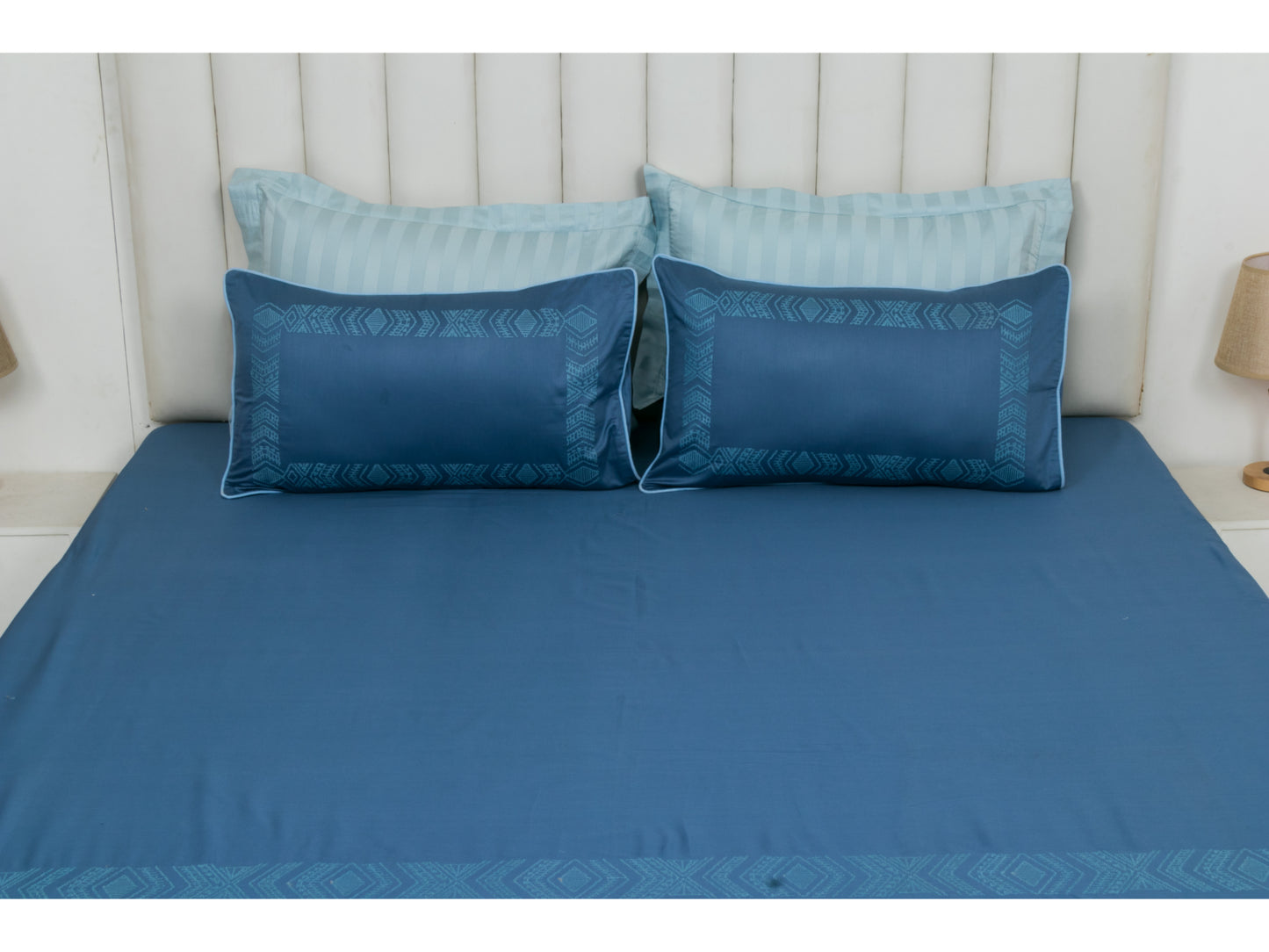 EMBROIDERY BEDSHEET 100% COTTON (3PCS) - Bedding Bliss