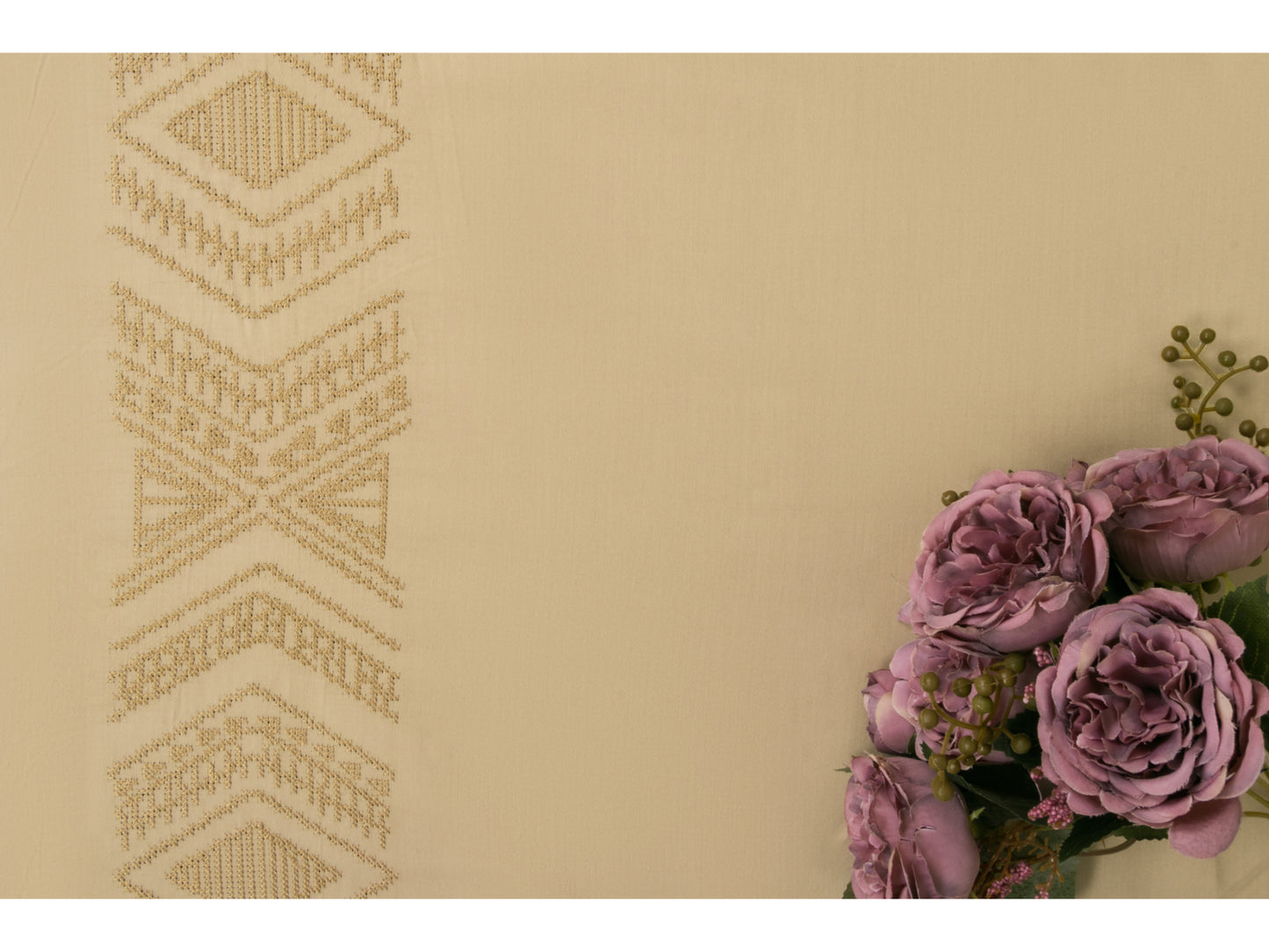EMBROIDERY BEDSHEET 100% COTTON (3PCS) - Bedding Bliss