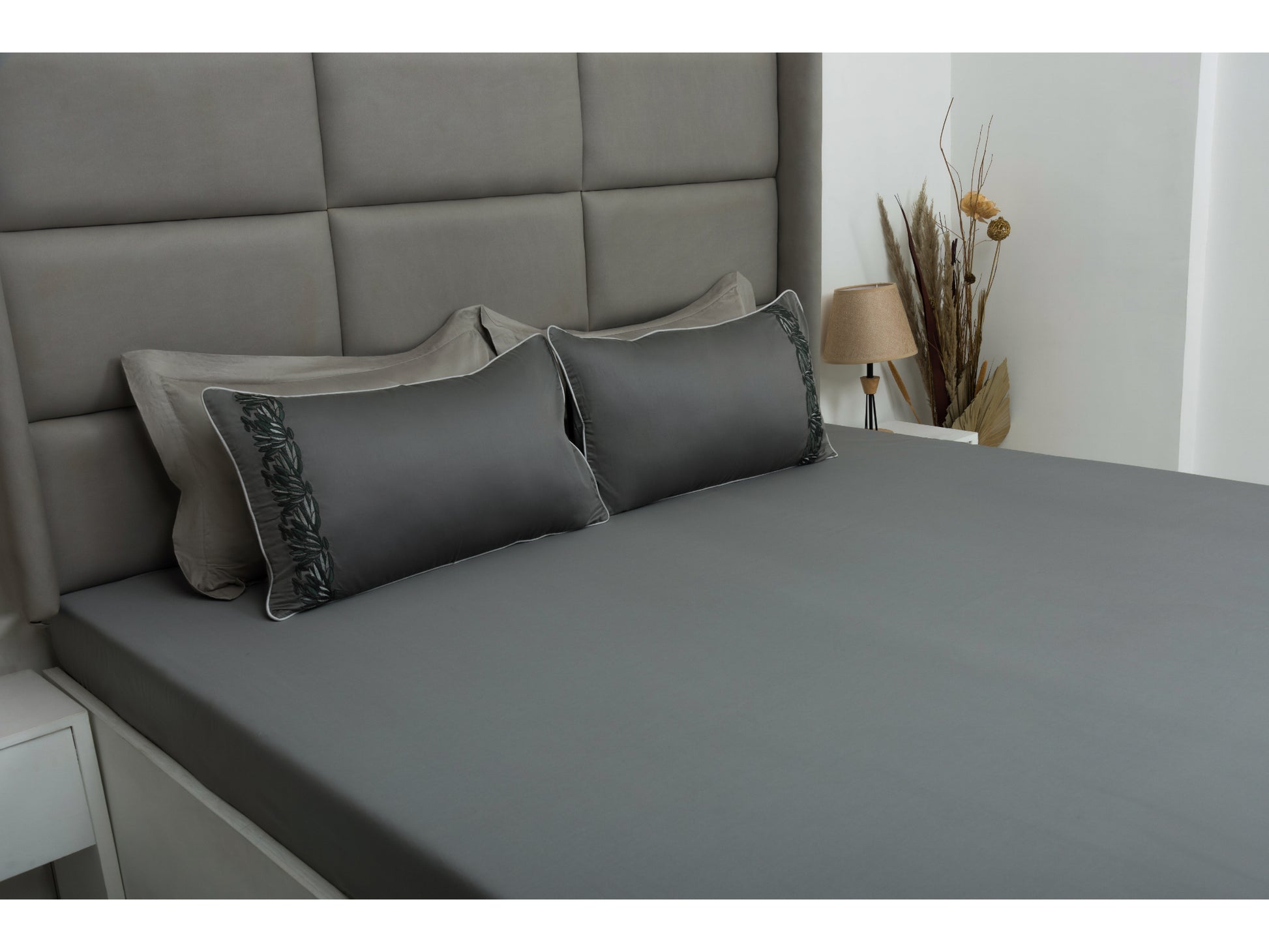EMBROIDERY BEDSHEET 100% COTTON (3PCS) - Bedding Bliss