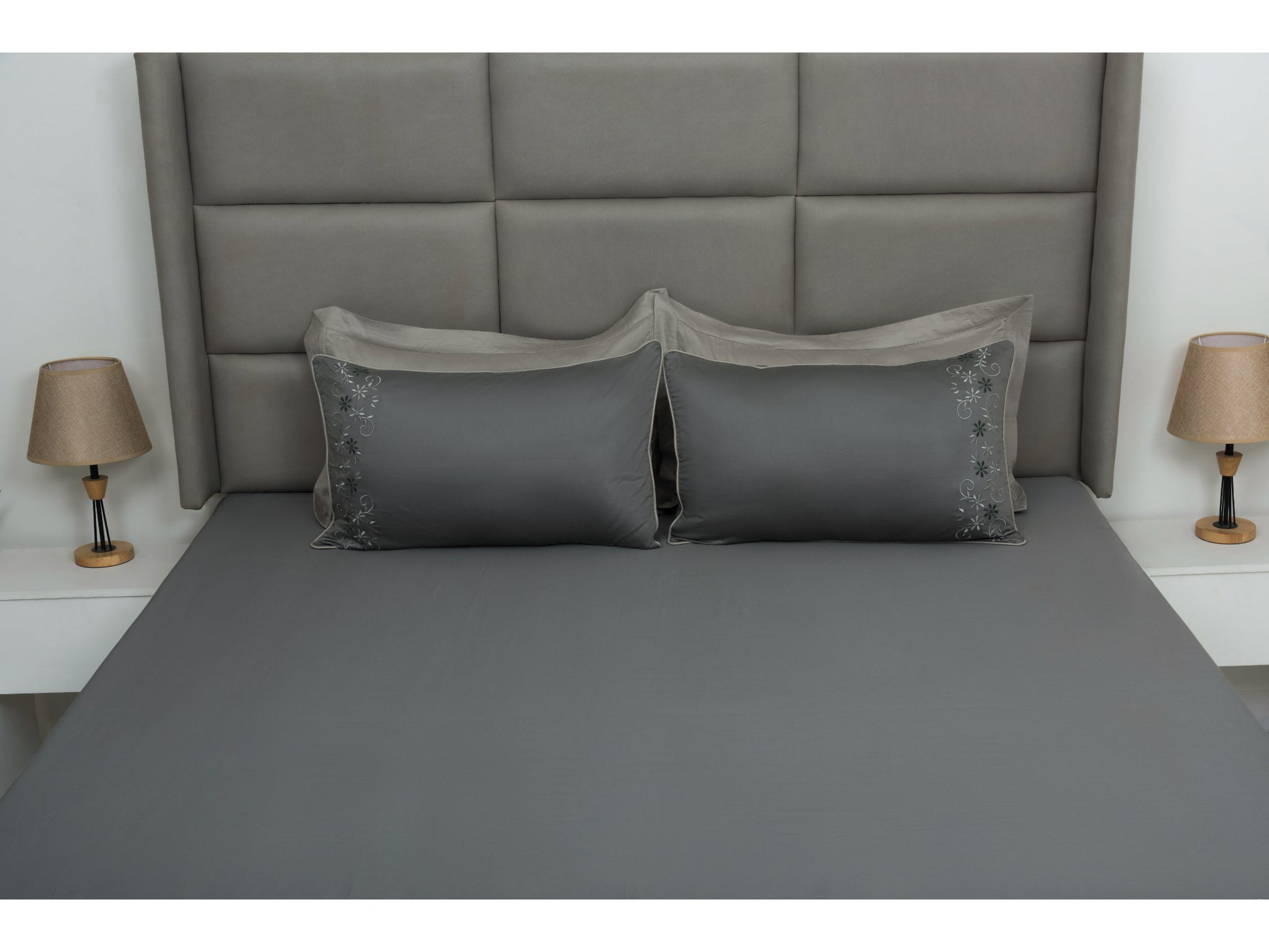 EMBROIDERY BEDSHEET 100% COTTON (3PCS) - Bedding Bliss