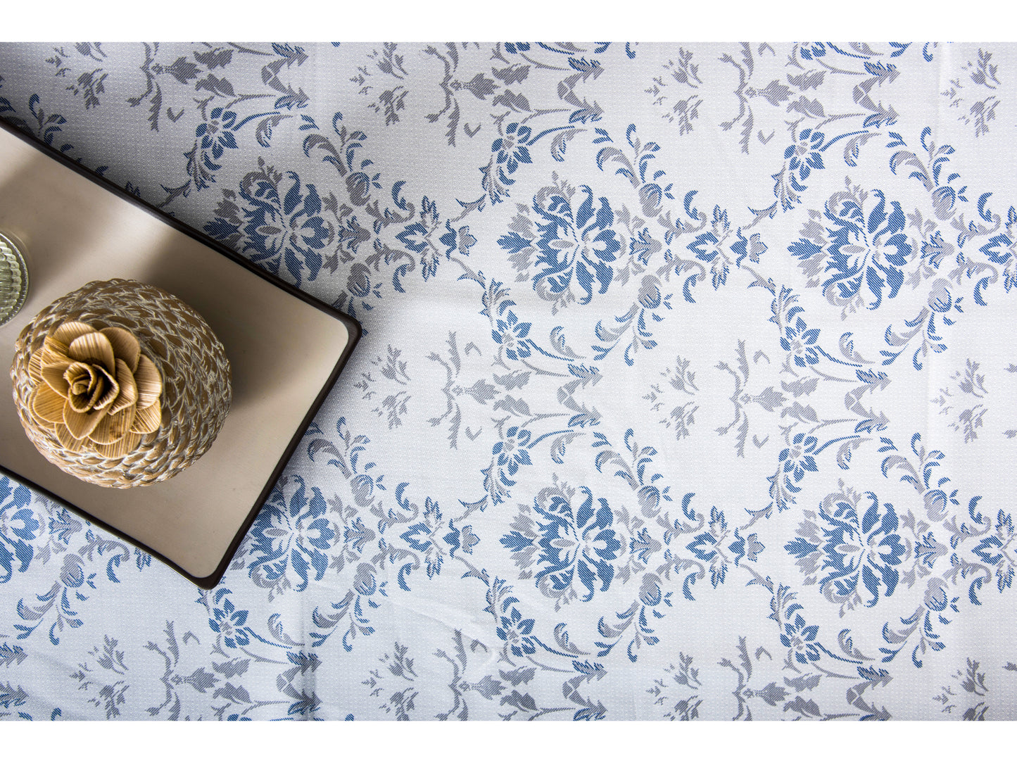 GUARANTEED PRINTED BEDSHEET 100% COTTON (3PCS, LIGHT BLUE)