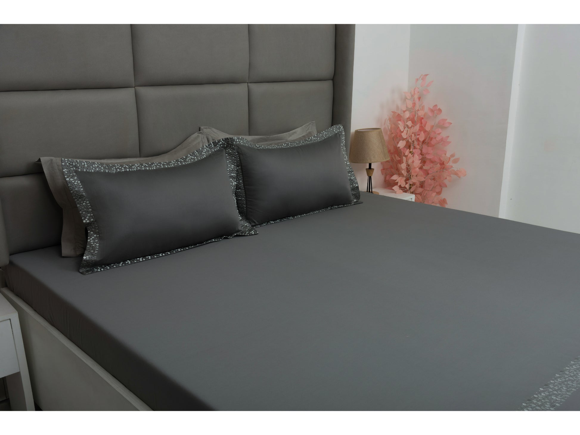 EMBROIDERY BEDSHEET 100% COTTON (3PCS) - Bedding Bliss