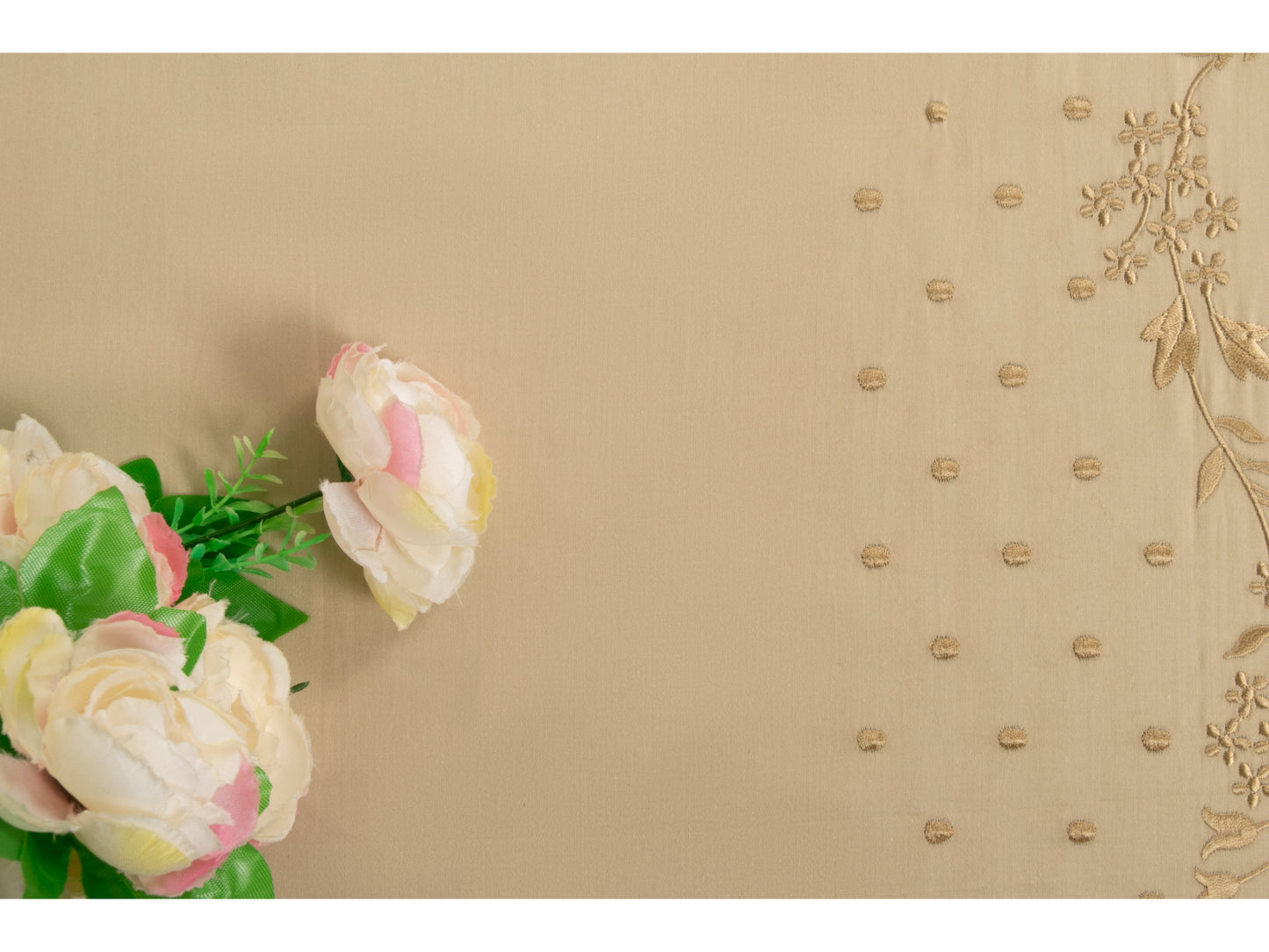 EMBROIDERY BEDSHEET 100% COTTON (3PCS) - Bedding Bliss