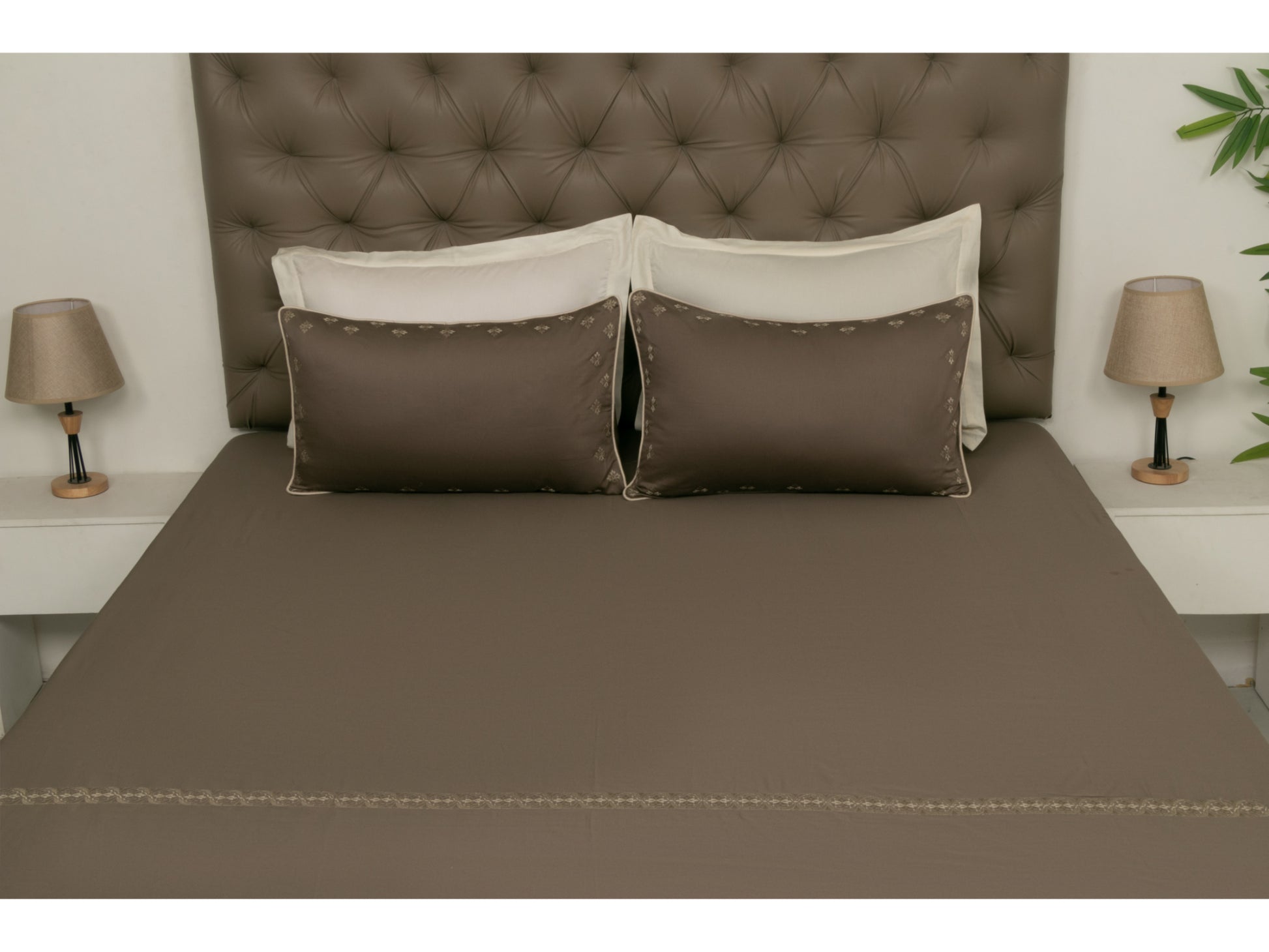 EMBROIDERY BEDSHEET 100% COTTON (3PCS) - Bedding Bliss