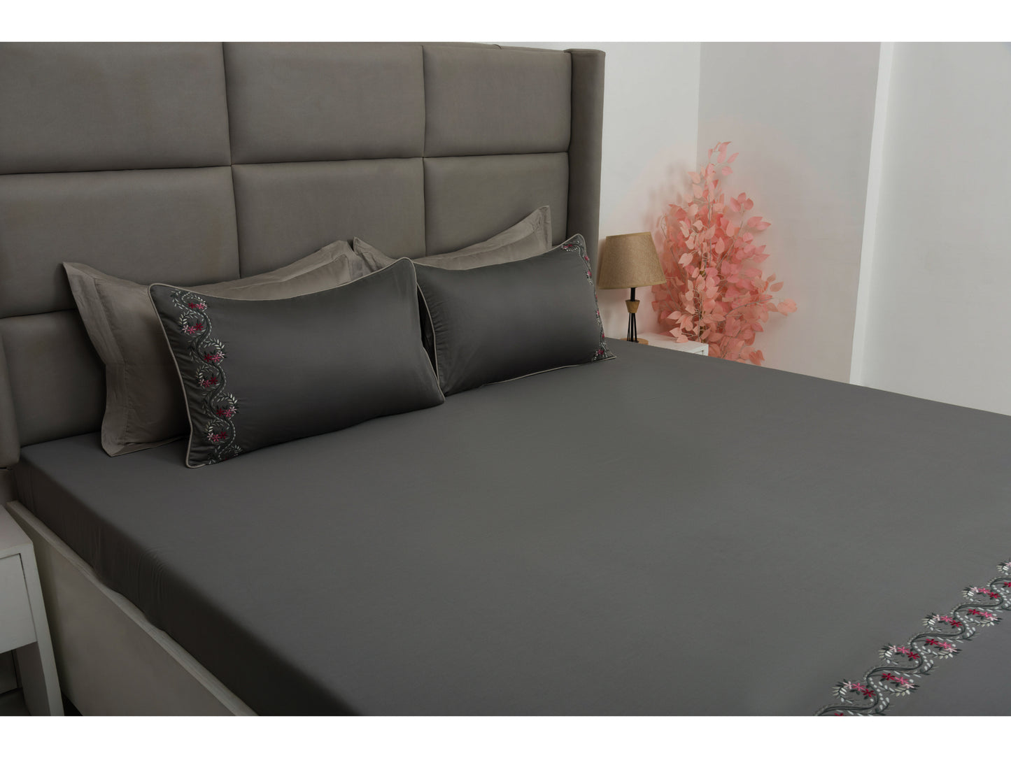 EMBROIDERY BEDSHEET 100% COTTON (3PCS)