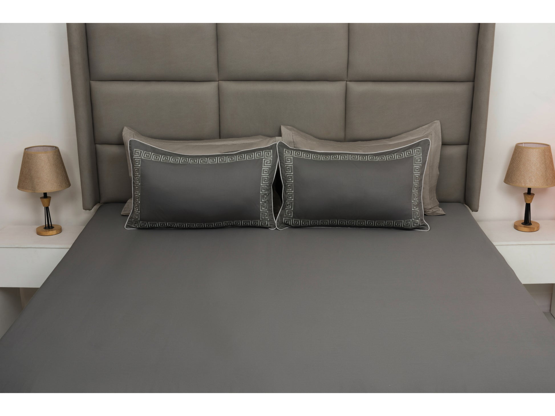 EMBROIDERY BEDSHEET 100% COTTON (3PCS) - Bedding Bliss