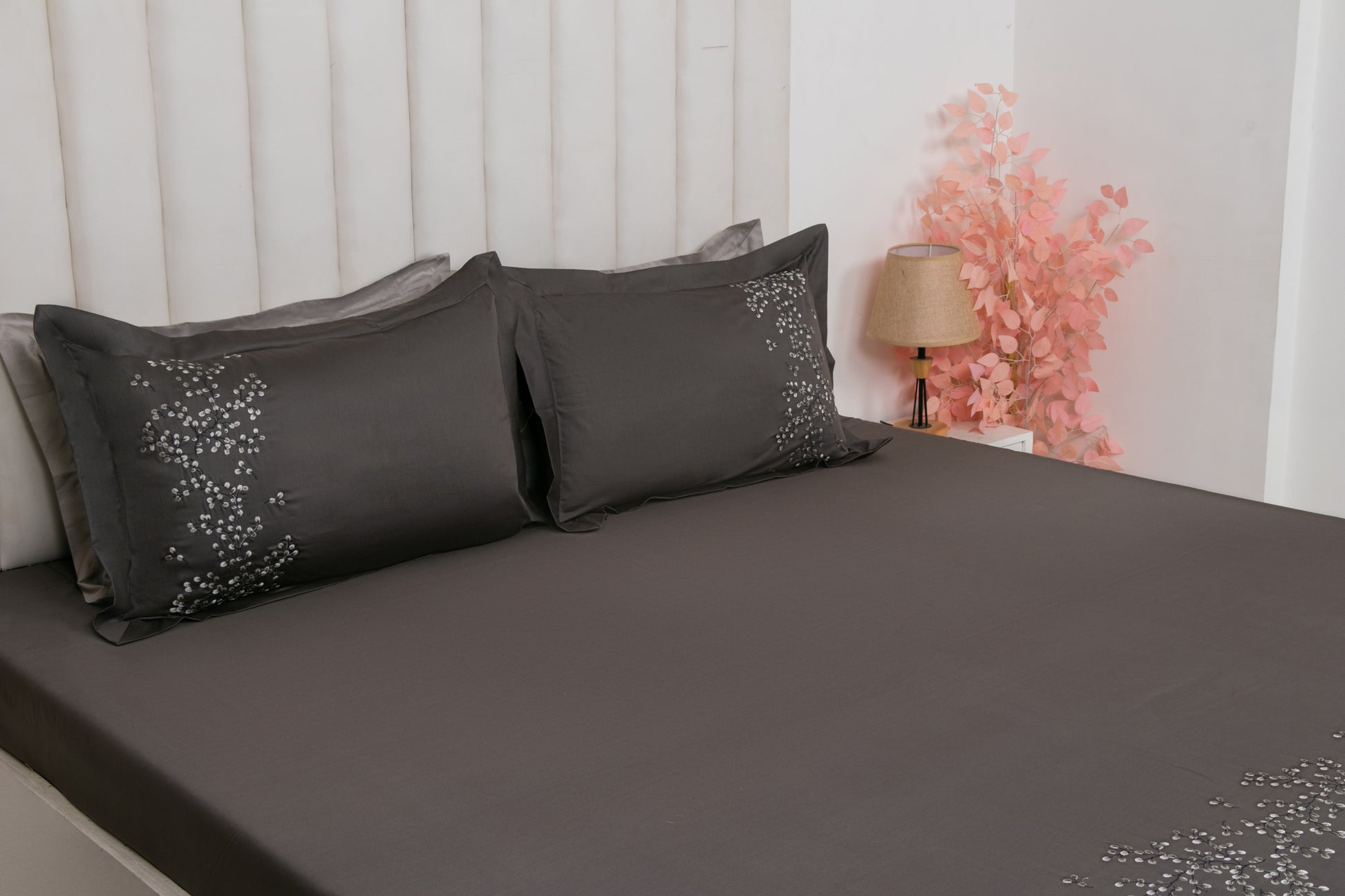 EMBROIDERY BEDSHEET 100% COTTON (3PCS) - Bedding Bliss