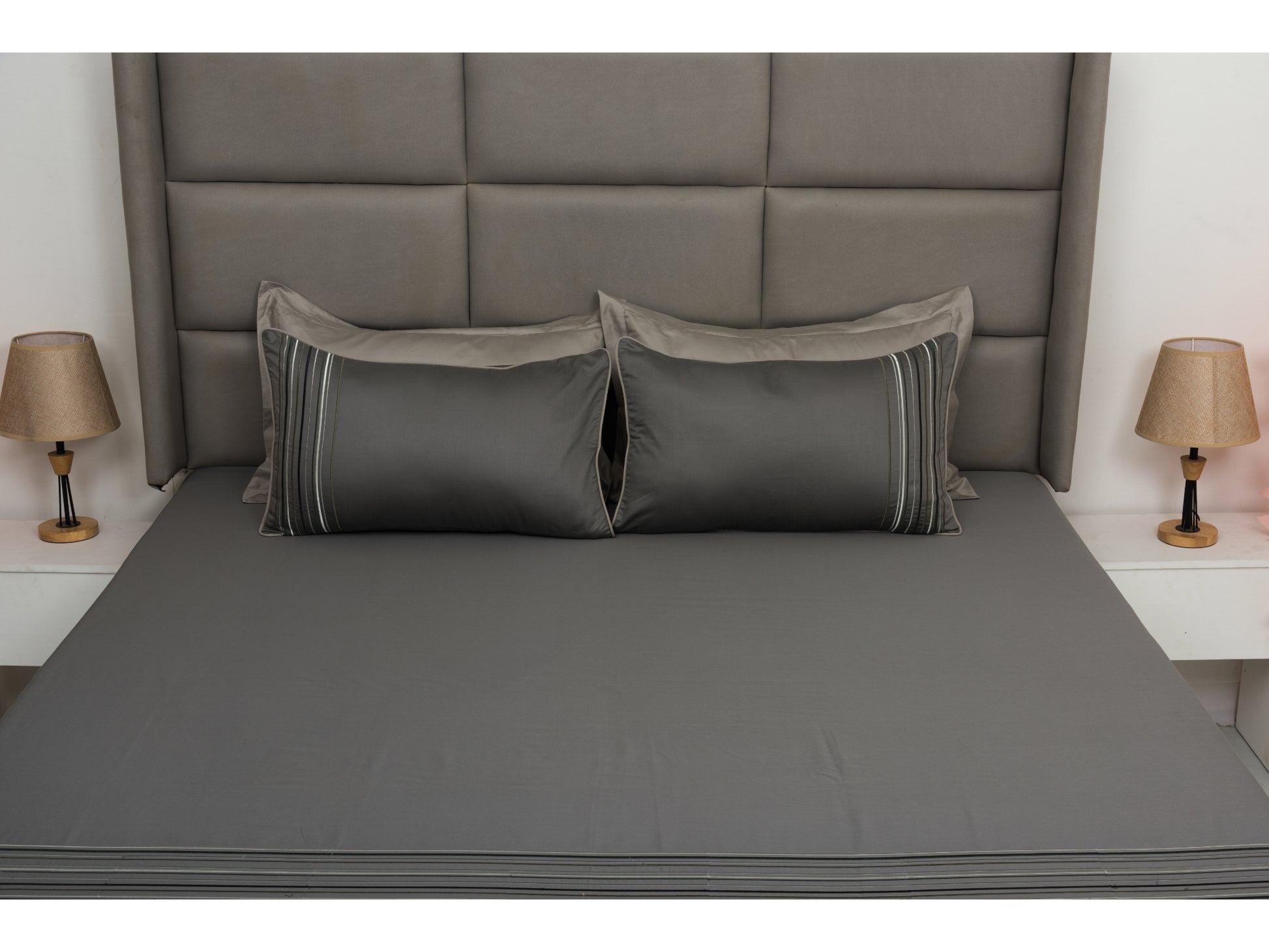 EMBROIDERY BEDSHEET 100% COTTON (3PCS) - Bedding Bliss