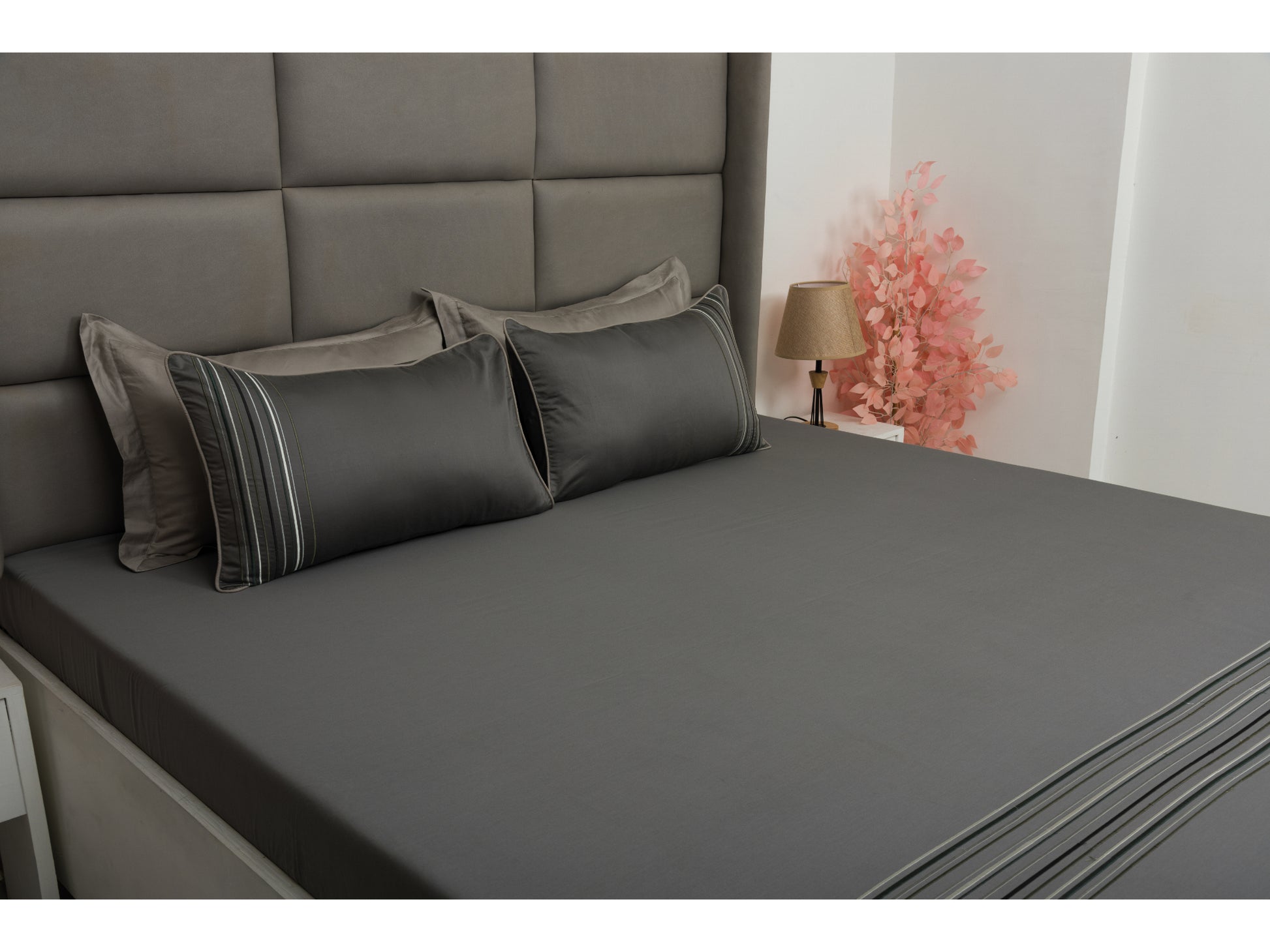 EMBROIDERY BEDSHEET 100% COTTON (3PCS) - Bedding Bliss