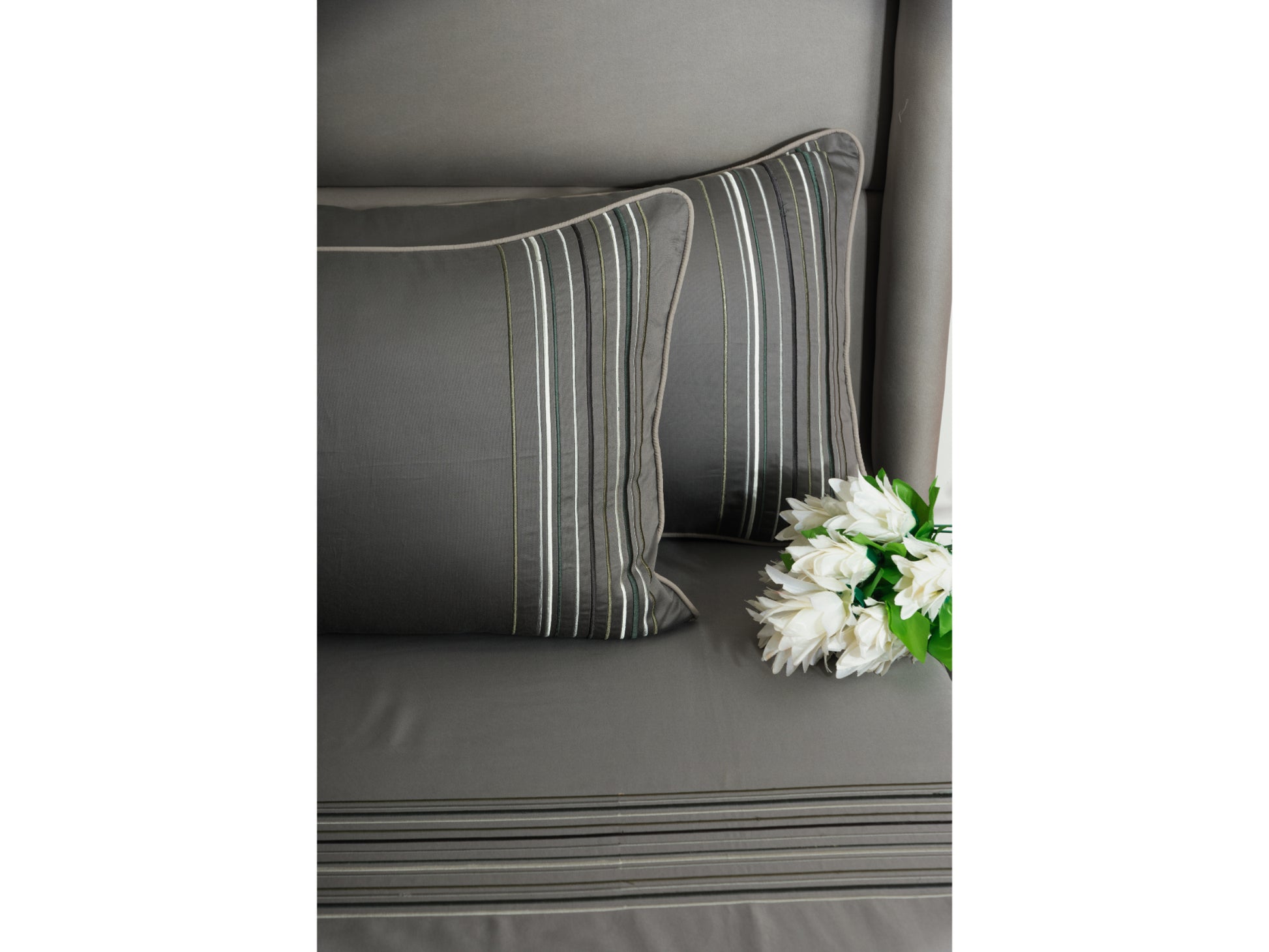 EMBROIDERY BEDSHEET 100% COTTON (3PCS) - Bedding Bliss