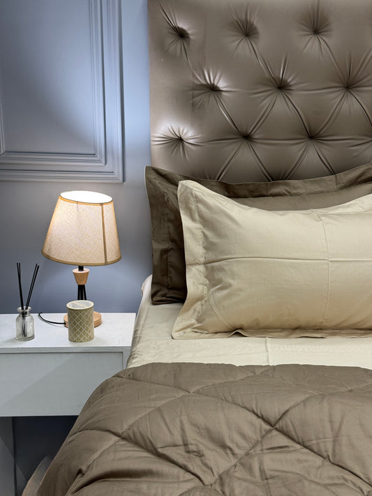 PREMIUM BEDSHEET WITH COMFORTER SET (DESSERT, 6 PCS) - Bedding Bliss