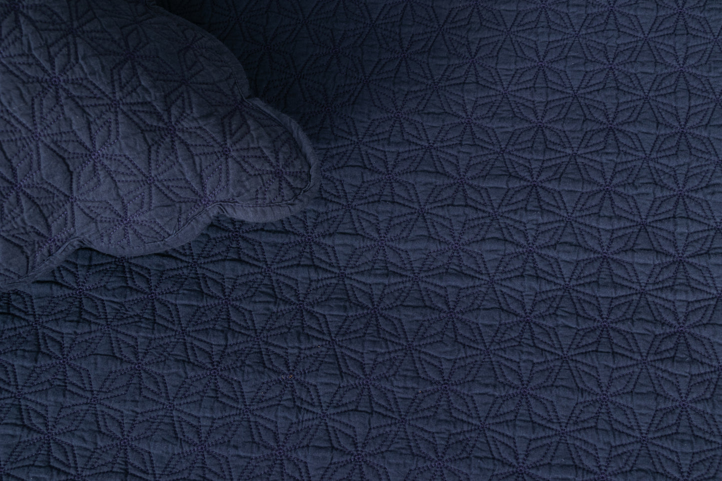 MIDNIGHT ASANOHA QUILTED SET(MIDNIGHT BLUER , 3 PCS)