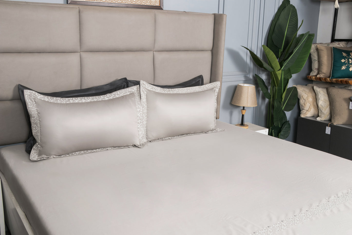 EMBROIDERY BEDSHEET 100% COTTON (3PCS) - Bedding Bliss