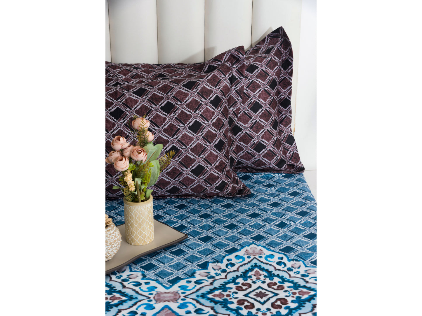 DIGITAL PRINTED BEDSHEET 100% COTTON ( 3PCS,PRINTED) - Bedding Bliss